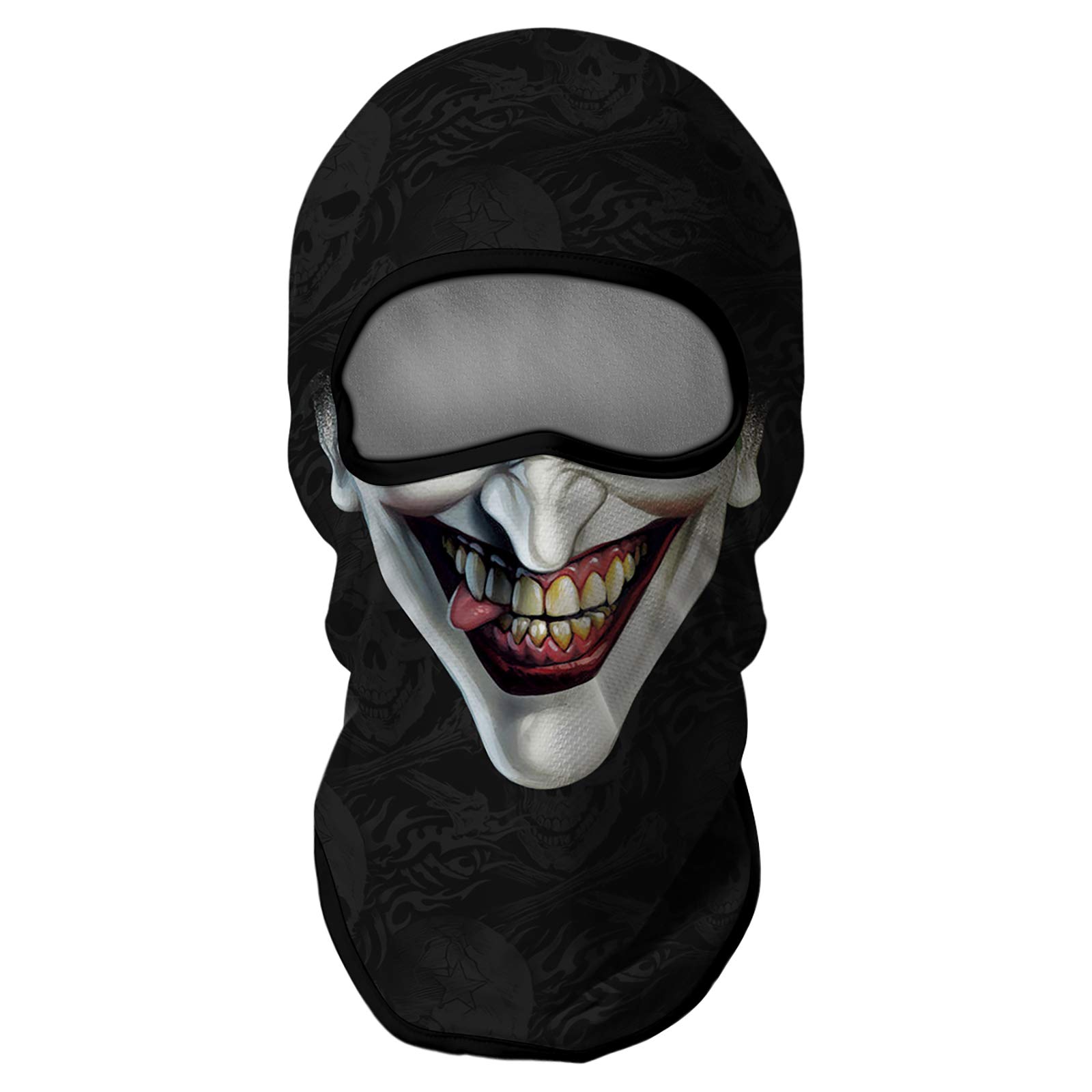 Venswell 3D Skull Balaclava Ski Mask - Full Face Cover for Winter Sports, Cycling, Motorcycle Riding & Halloween Costume - Warm & Breathable Cold Weather Gear for Men & Women