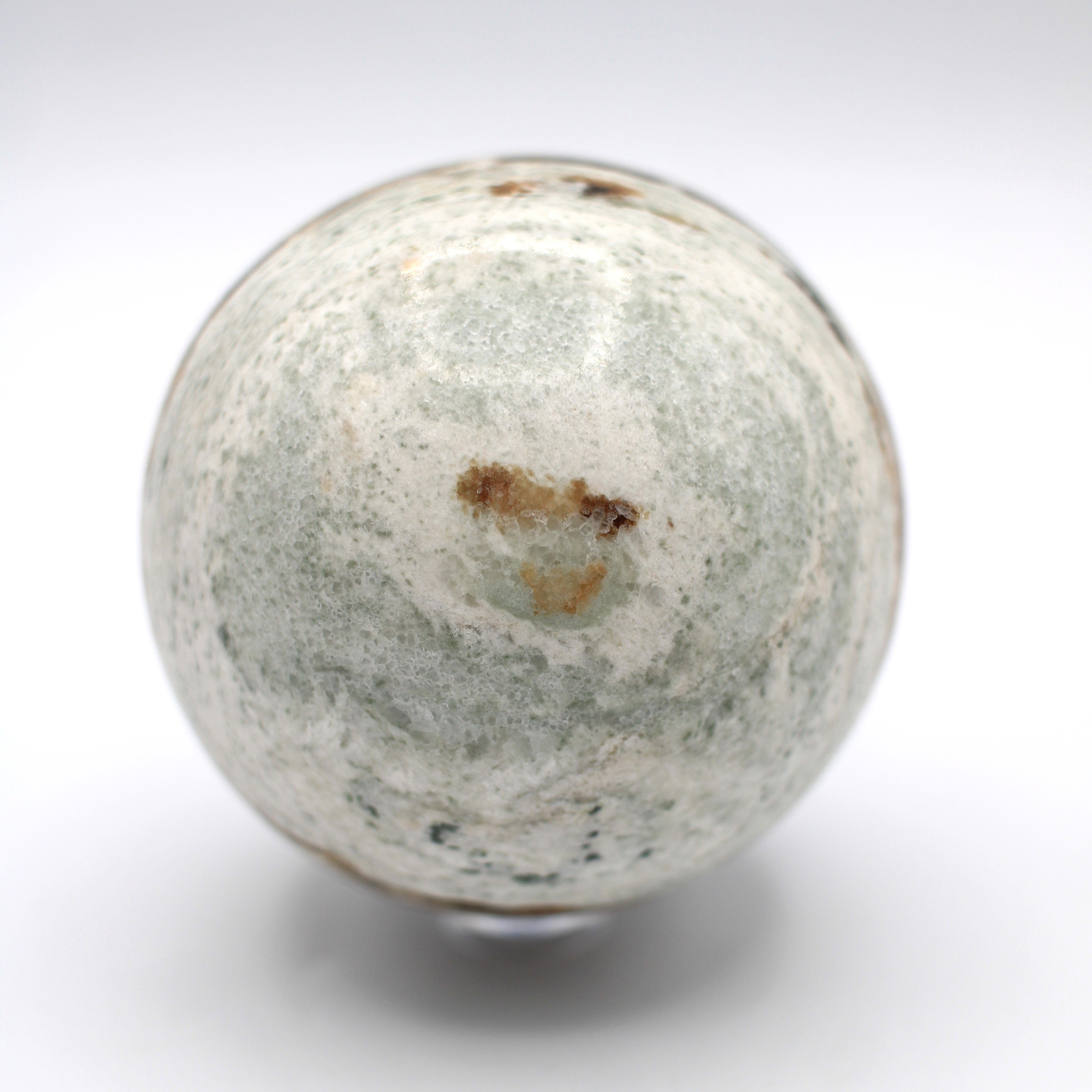 Natural Canadian Orange Garnet 68mm Crystal Sphere - Healing Stone for Meditation, Reiki, and Home Decor