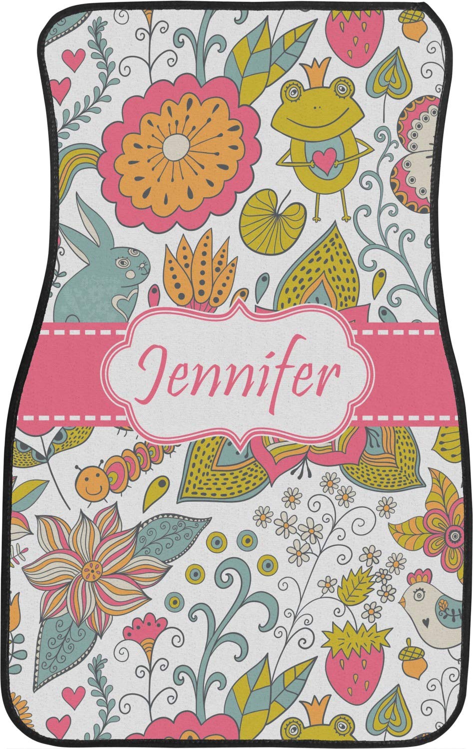 Custom Wild Garden Car Floor Mats for Front Seat - Personalized & Durable - Perfect for SUVs, Trucks & Sedans - Ideal for Outdoor Enthusiasts & Nature Lovers