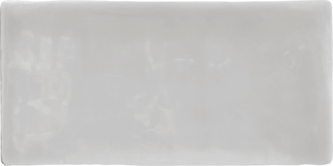 Handmade Grey 3x6 Ceramic Wall Tile - Premium Bathroom & Kitchen Backsplash - Perfect for Modern Home Renovation and Interior Design