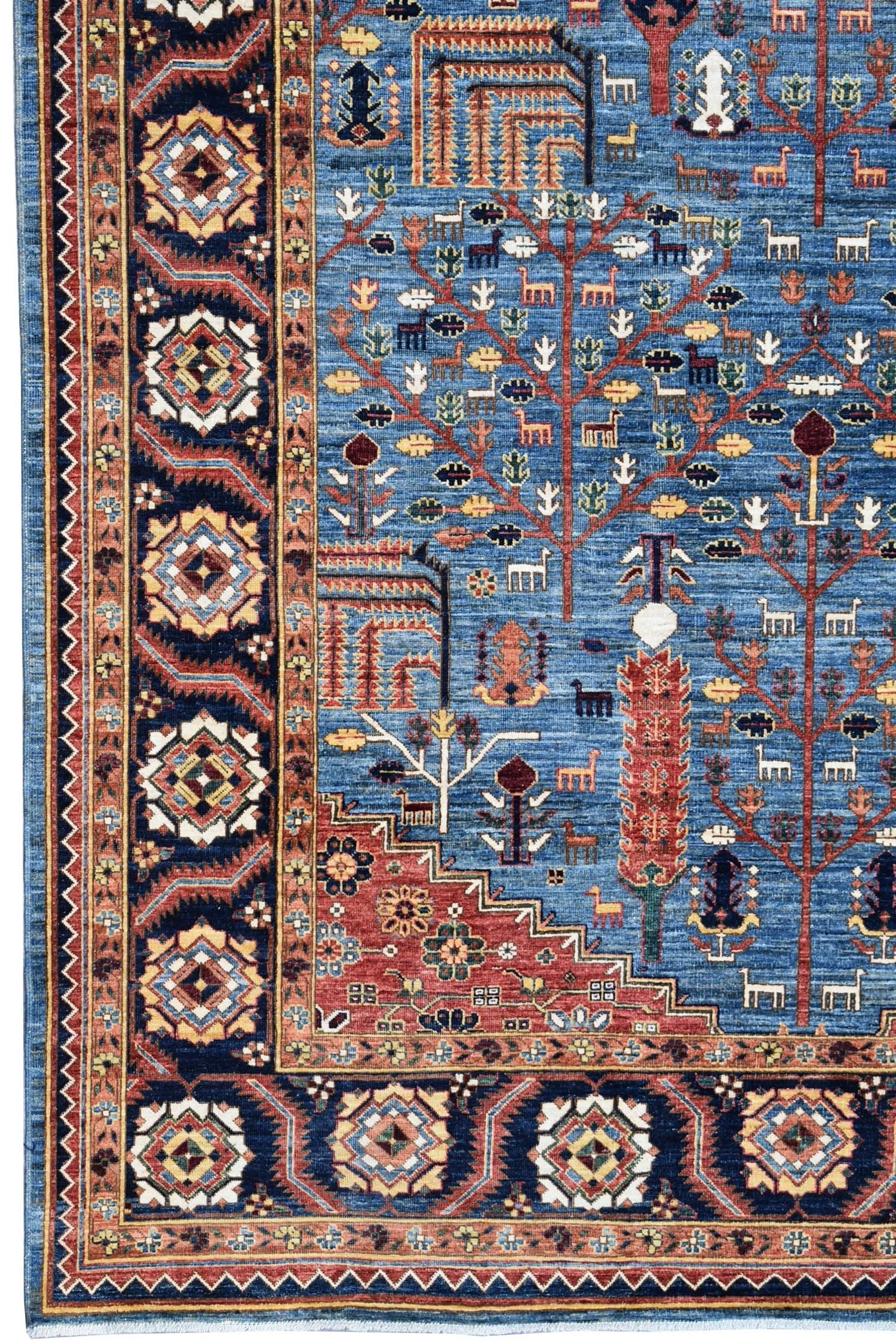 Handwoven Bakshaish Tribal Rug - Authentic Persian Design J72801 - Perfect for Boho Home Decor, Living Room, Bedroom & Office