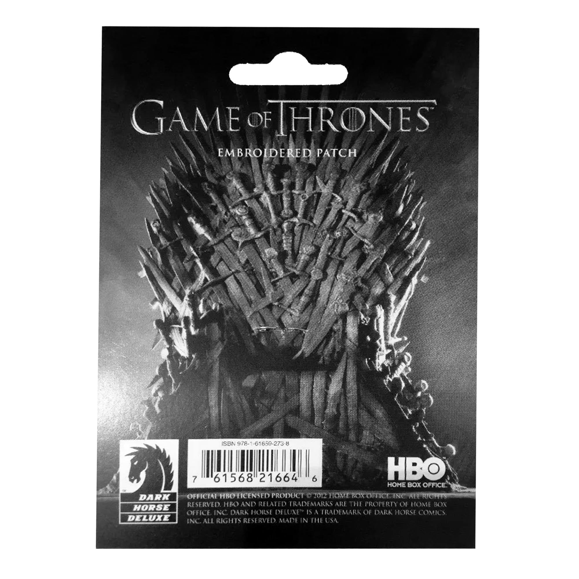 Game of Thrones Greyjoy Ironborn Embroidered Patch - Perfect for Jackets, Bags, and Cosplay Accessories
