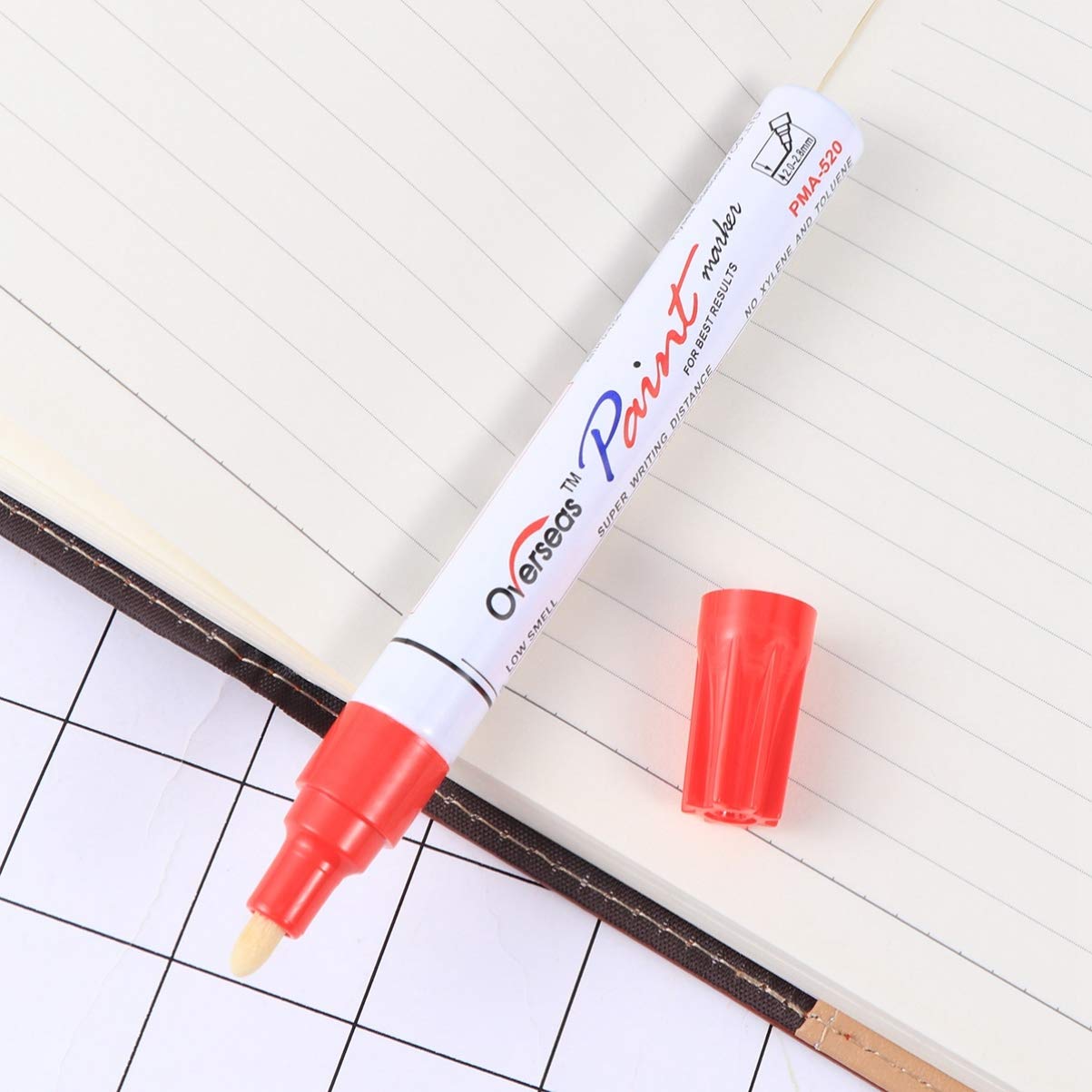 BESPORTBLE Car Scratch Repair Pen - Touch Up Paint for Vehicles, Wood, Graffiti Removal - Black, White, Red Paint Markers - Perfect for DIY Auto, Furniture & Home Repair Projects
