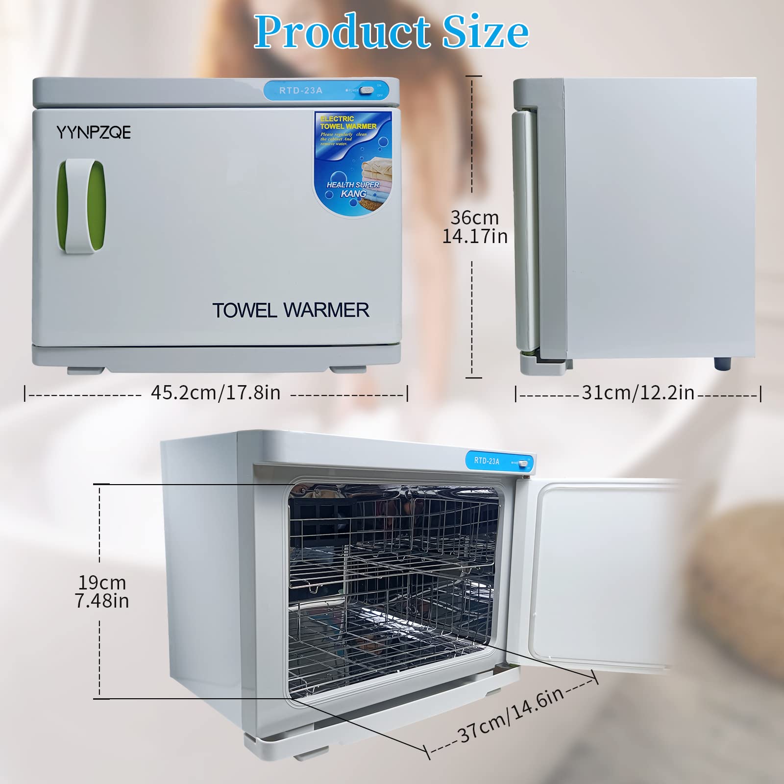 23L Large Towel Warmer for Bathroom & Spa | Professional Hot Towel Caddy for Facial, Massage & Manicure | Perfect for Salon, Home Spa & Personal Care | Keep Towels Warm for Relaxing Baths & Beauty Treatments