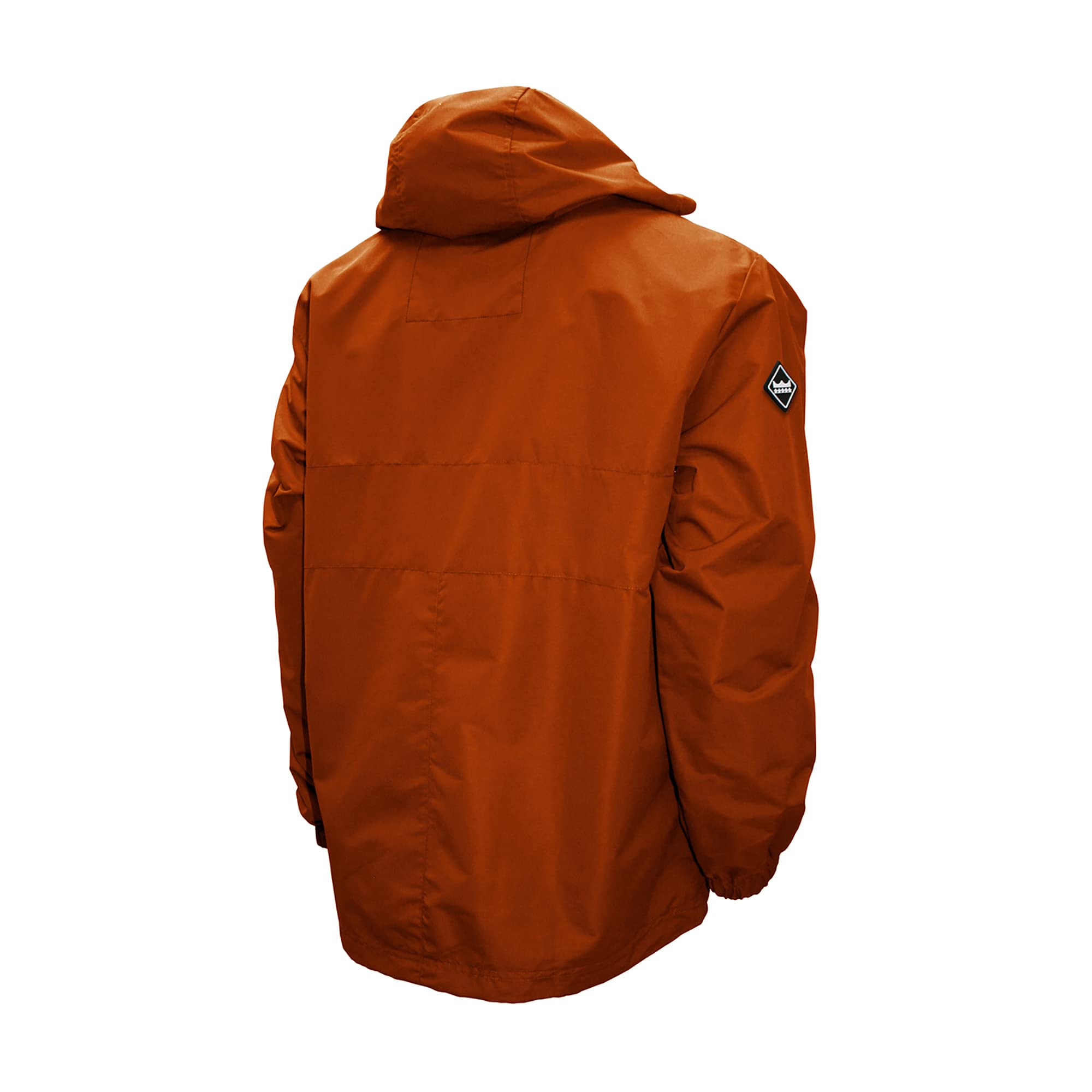 Men's College Alpha Anorak Jacket - Lightweight Water-Resistant Hooded Windbreaker for Outdoor Activities, Hiking & Casual Wear