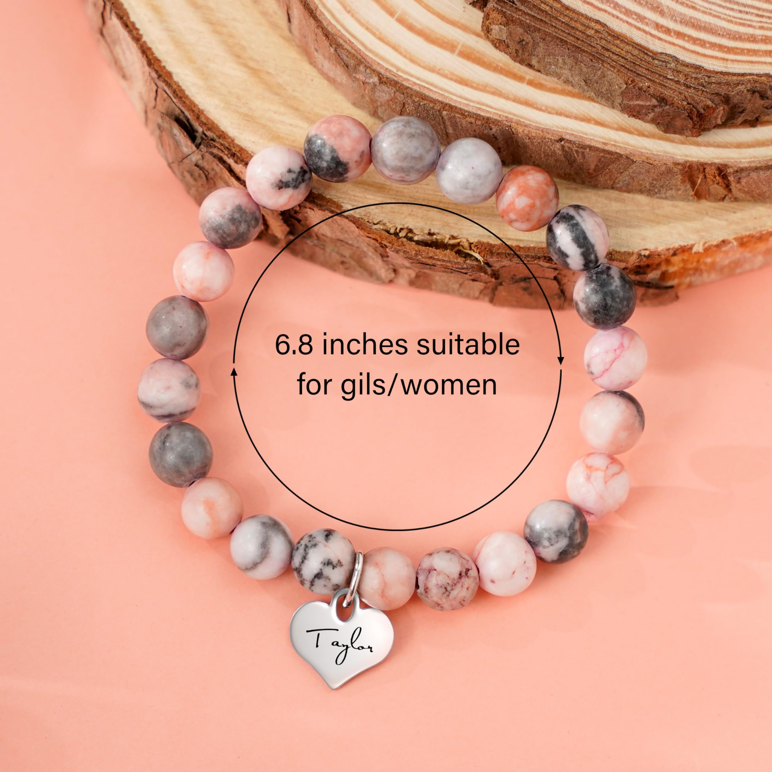 Taylor Swift Inspired Friendship Bracelets for Women & Girls - Birthday Gifts for Sisters, Best Friends | Pink Beaded Jewelry for Parties, Concerts & Everyday Wear | Medium Size Adjustable Wristband