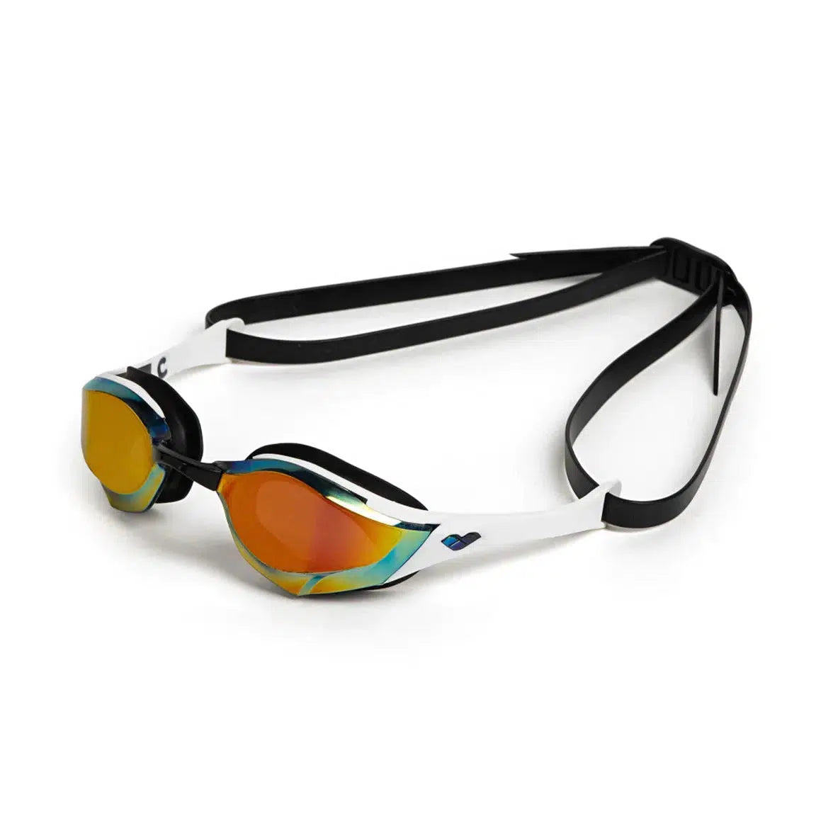 Arena Cobra Edge Swipe Mirrored Swimming Goggles - Anti-Fog UV Protection for Competitive Swimming & Training