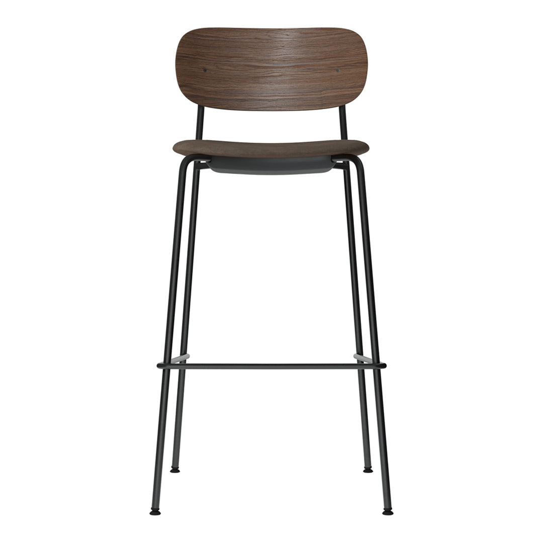 Co Bar Chair with Upholstered Seat - Modern Counter Height Stool for Kitchen Island, Bar, and Dining Room - Comfortable & Stylish Seating Solution