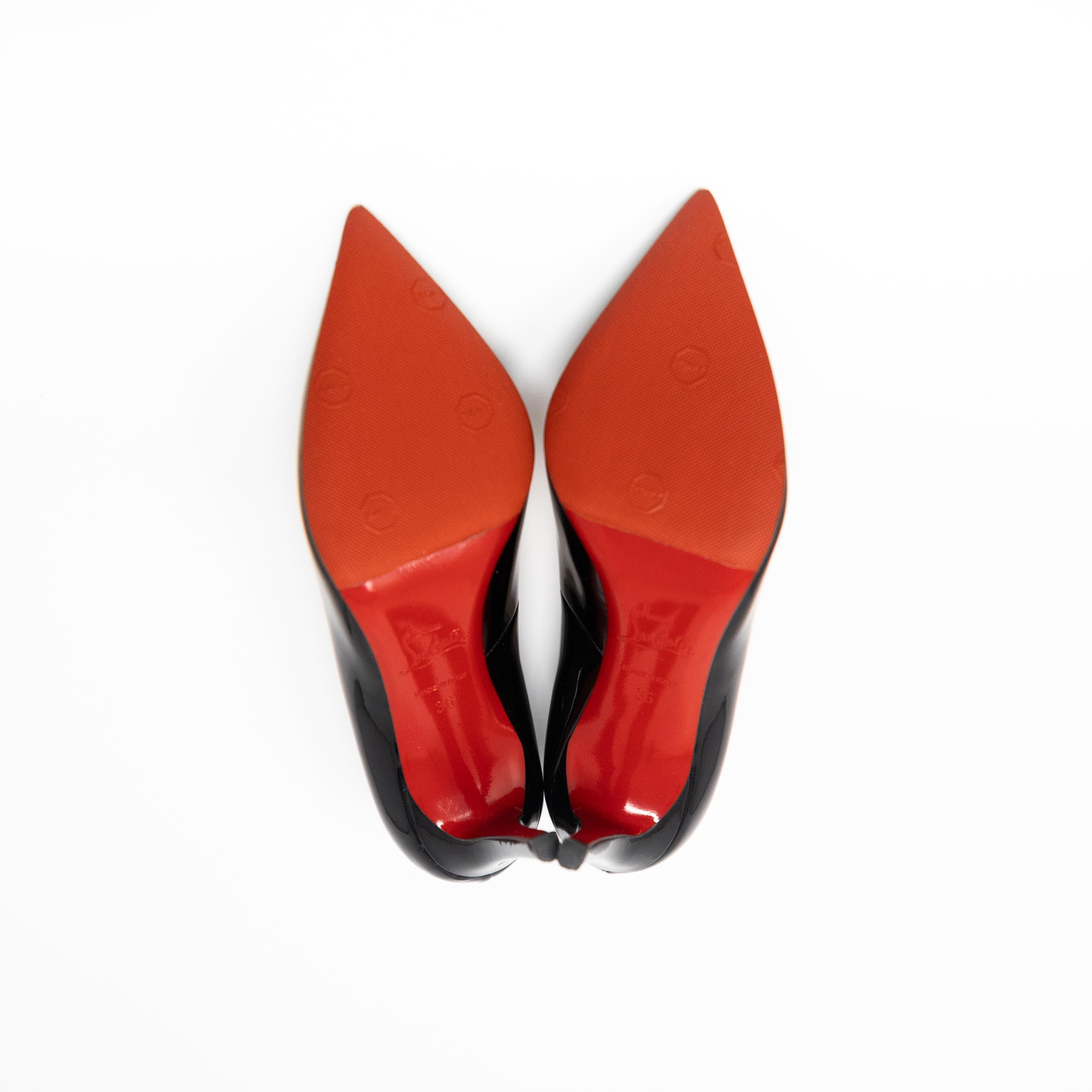 Christian Louboutin Black Pigalle Pumps Size 36 - Women's Classic Pointed Toe High Heels for Party, Wedding & Evening Wear