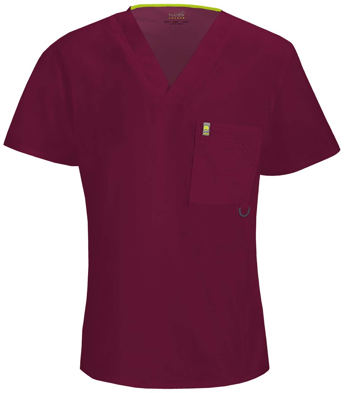 Code Happy Bliss with Certainty Men's V-Neck Scrub Top 16600A - Comfortable Medical Uniform for Doctors & Nurses