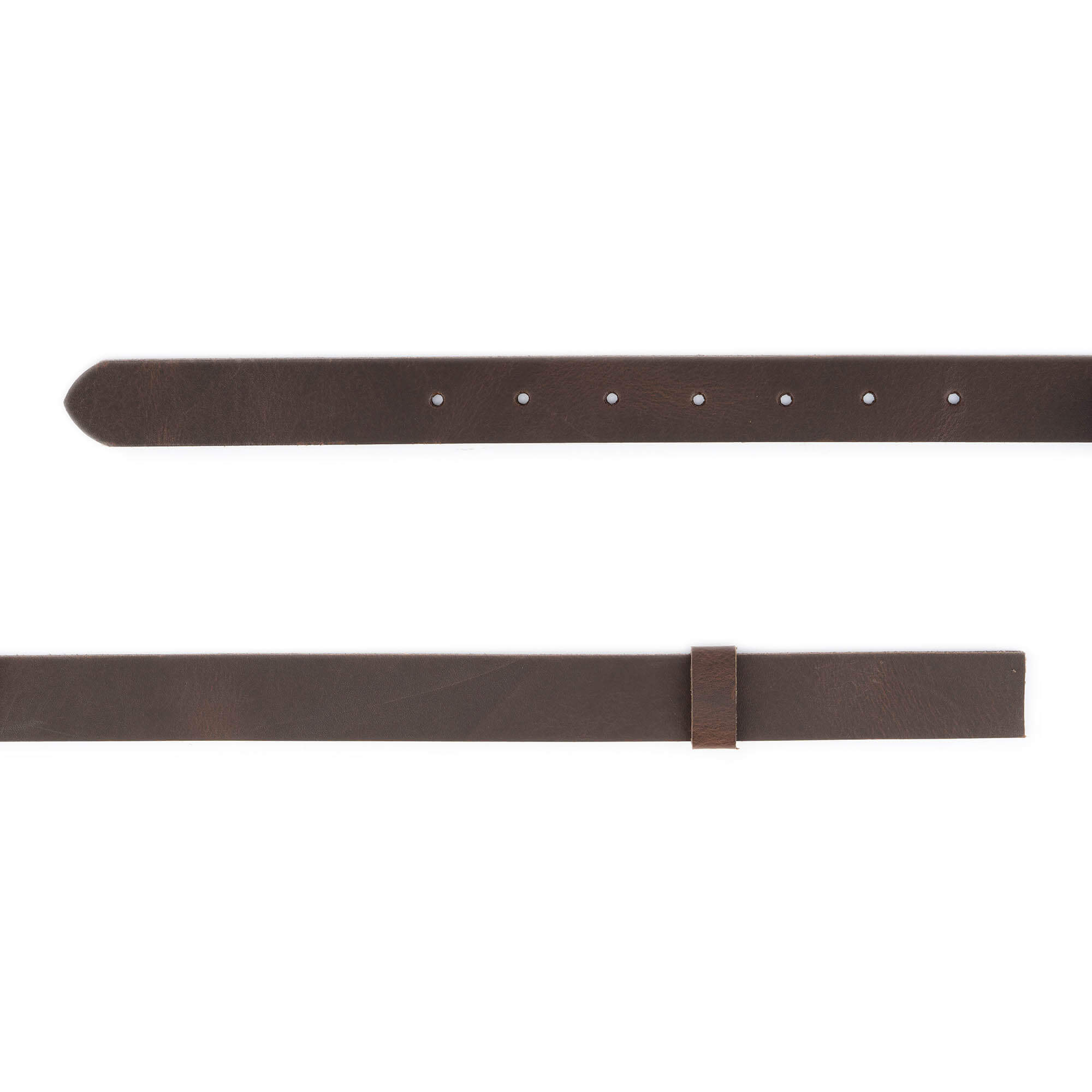 2.5 cm Coffee Brown Genuine Leather Belt Strap Replacement for Ferragamo Buckles - Classic Dress Belt for Men & Women, Perfect for Office, Business, and Formal Occasions