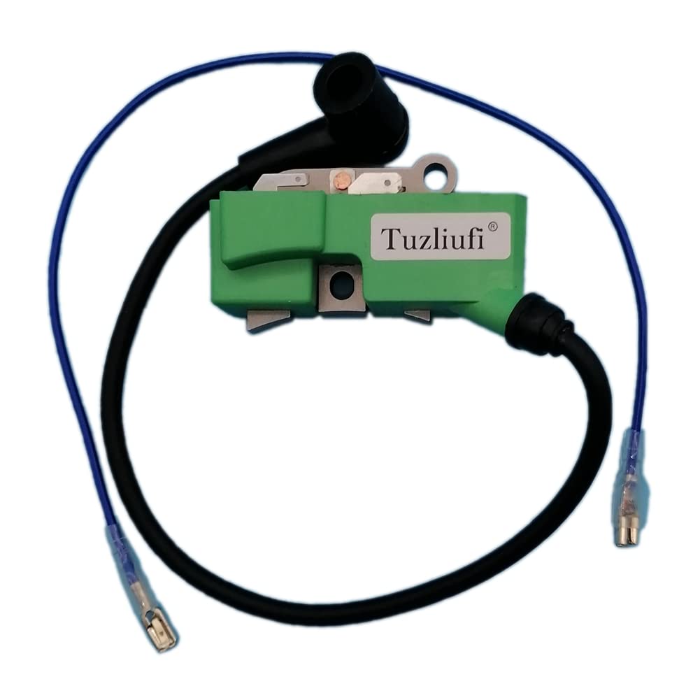 Husqvarna 510115601 Ignition Coil Replacement for 3122K, K750, K760, K770, K970, K1260 Power Cutters - Compatible with Spark Plug Boot 501485402 Z662 - Perfect for Forestry, Landscaping & Construction Cutting Tools