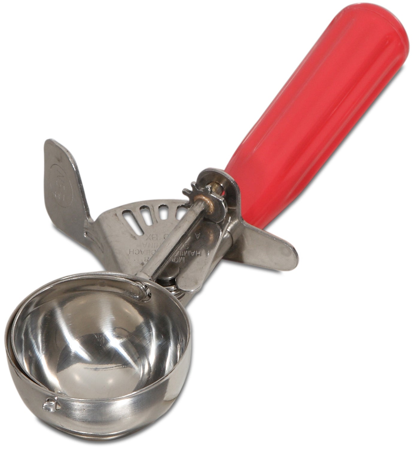 Commercial Disher Scoop - Stainless Steel Ice Cream & Cookie Dough Scoop for Professional Kitchens, Bakeries & Home Use – Perfect for Portioning, Serving & Scooping Ice Cream, Cookie Dough, Mashed Potatoes & More