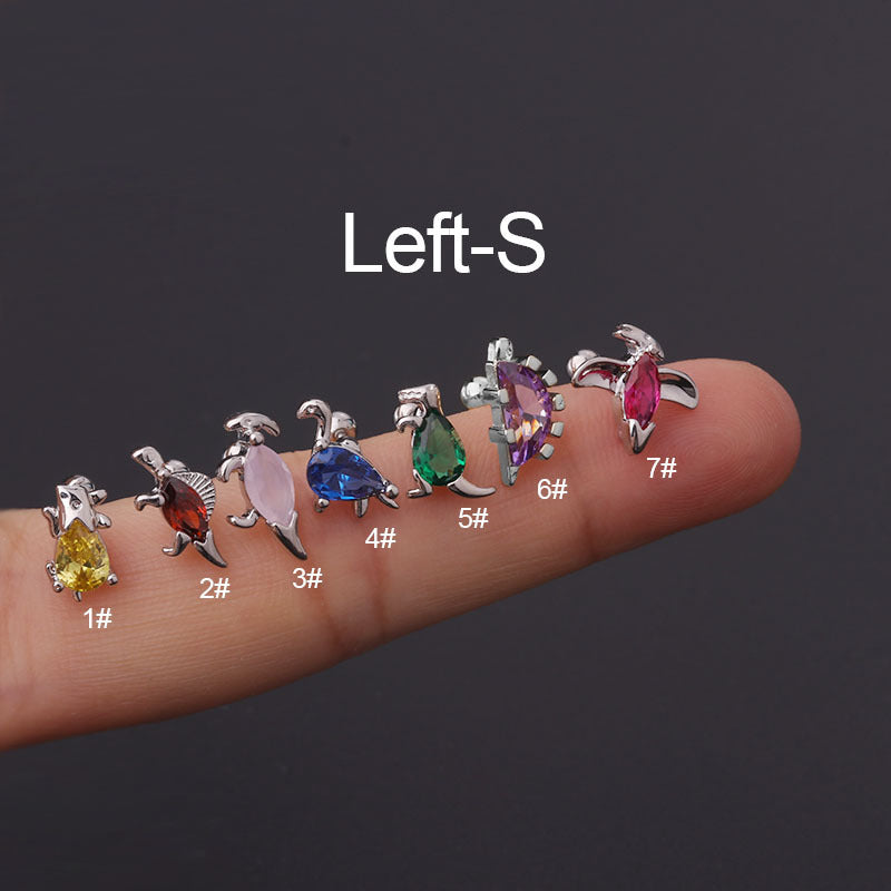 20G Cartilage Tiny Stud Earrings - Flat Back Helix Earrings for Women | HSPJ610 | Perfect for Daily Wear, Piercing Healing & Fashion Accessories