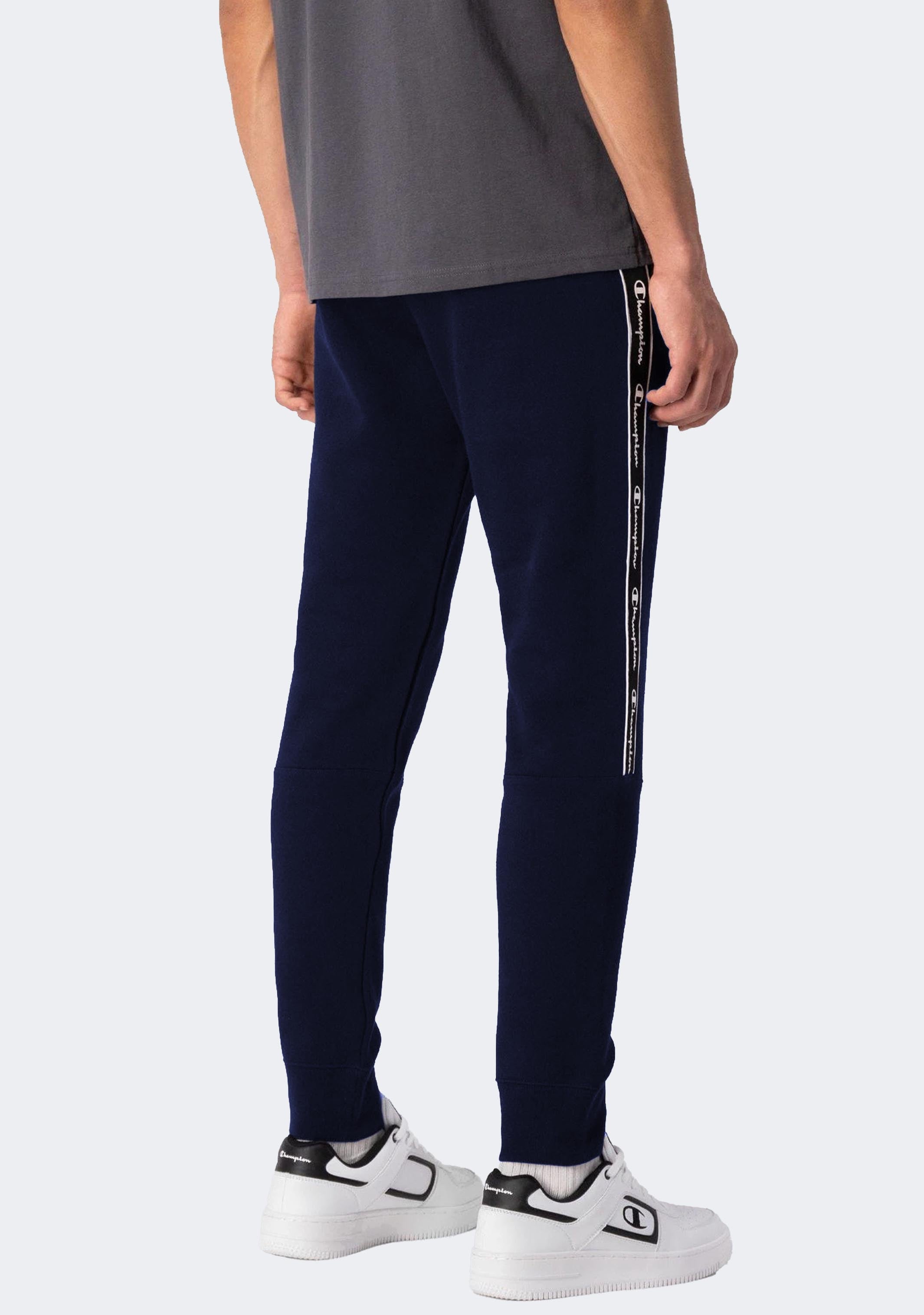 Champion Men's Rochester Taping Pants - Athletic Joggers with Comfort Fit for Training, Gym & Casual Wear | EU Size SMU | Breathable Cotton Blend for Workouts & Everyday Style