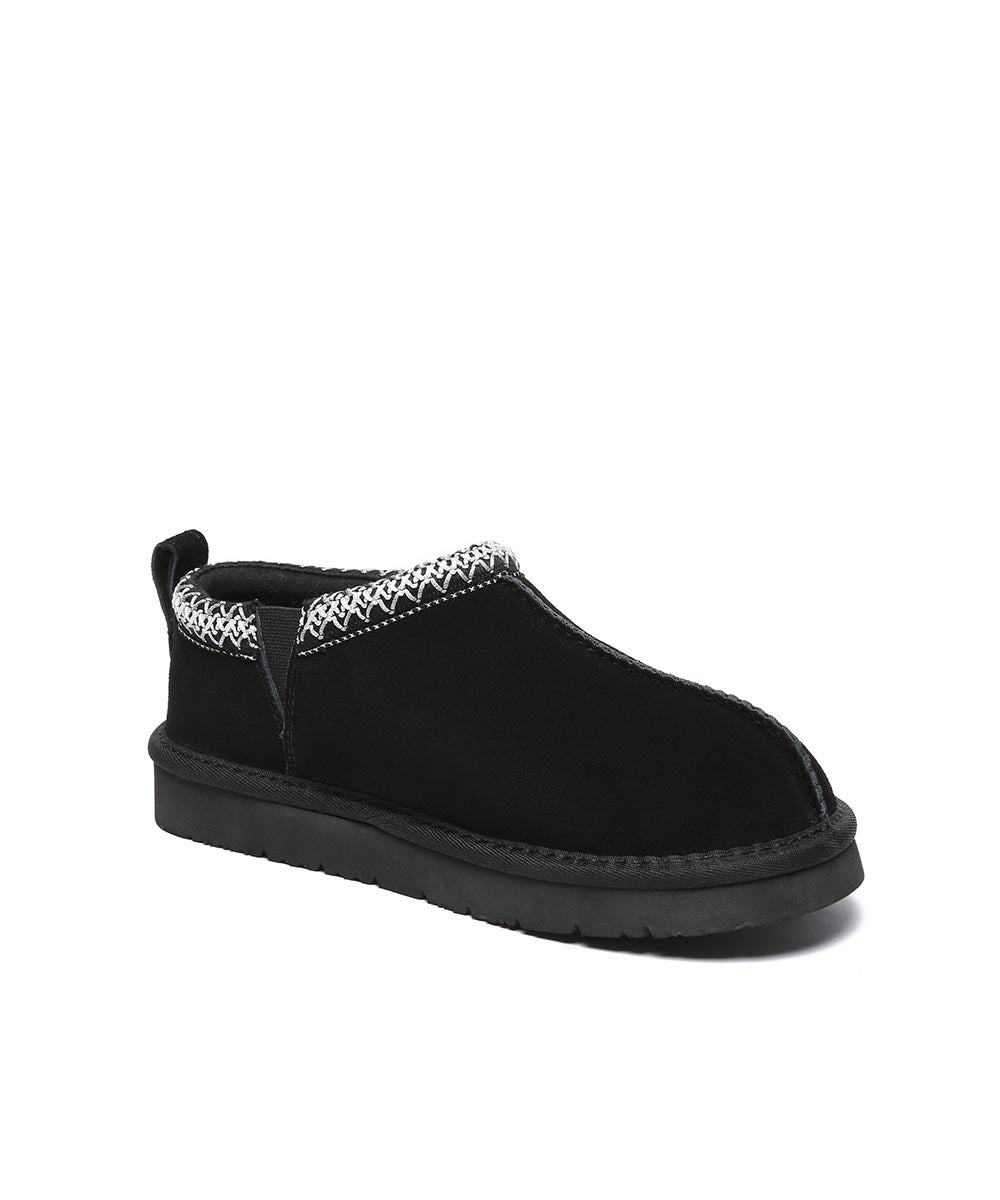 Men's UGG Tassy Moccasin Slippers - Genuine Sheepskin Indoor/Outdoor House Shoes for Comfort & Warmth - Perfect for Winter, Lounge, and Casual Wear