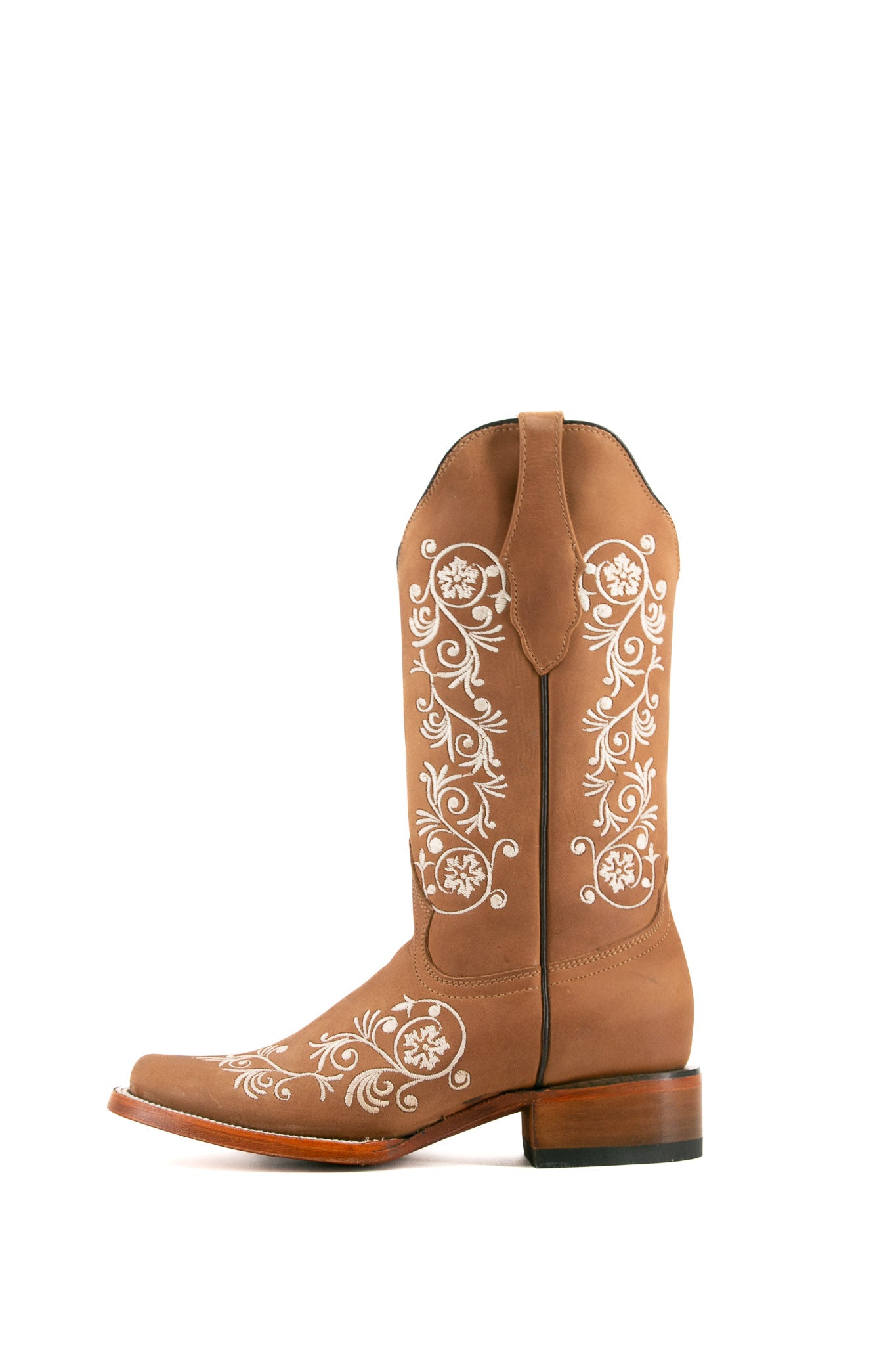 Verano Crazy Tabaco Women's Western Cowgirl Boots - Stylish & Comfortable Leather Ankle Booties for Country Dancing, Rodeo & Casual Wear