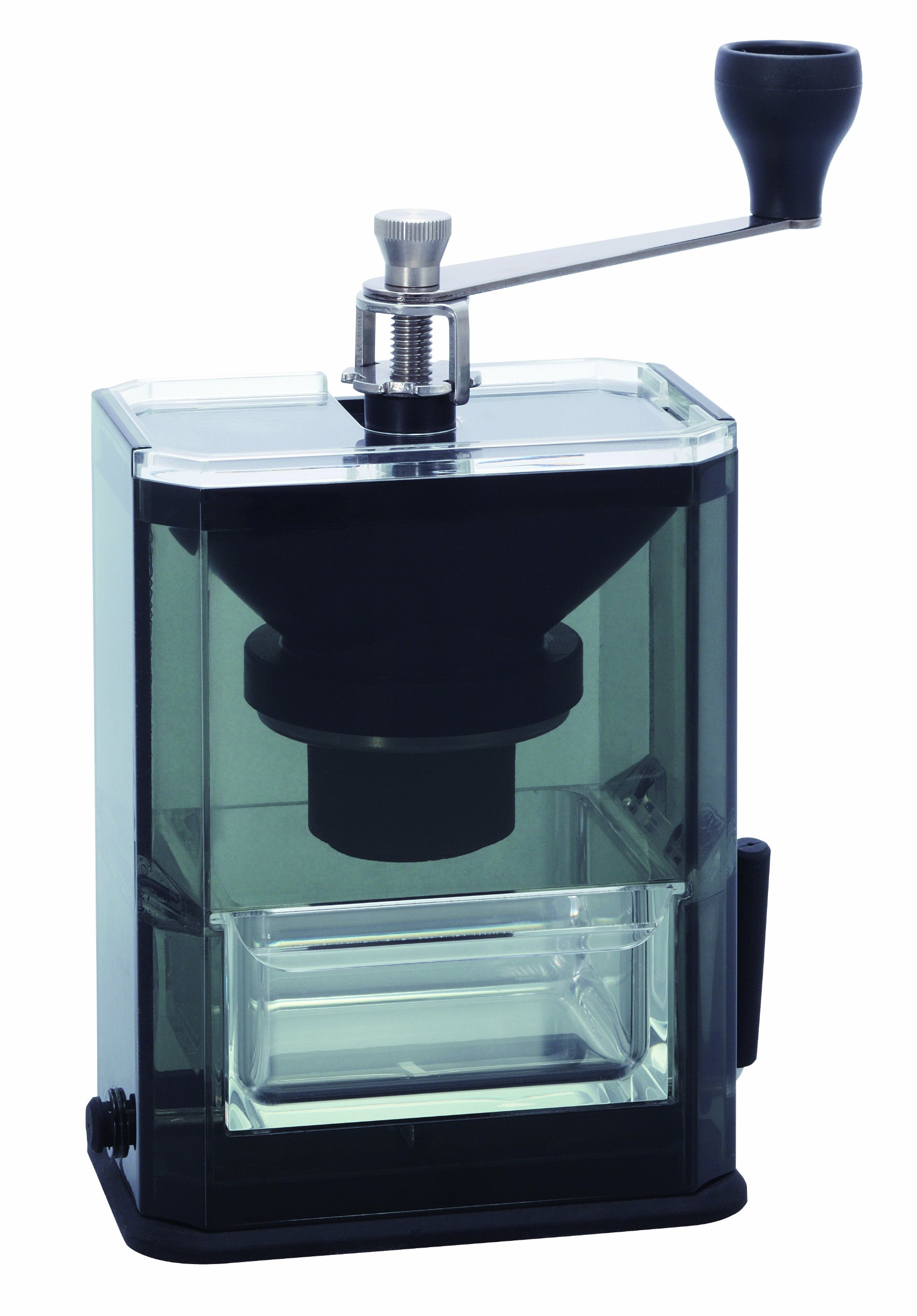Hario V60 Ceramic Coffee Grinder - Manual Hand Crank Burr Mill for Fresh Ground Coffee - Perfect for Pour Over, French Press, Espresso & Cold Brew at Home or Office