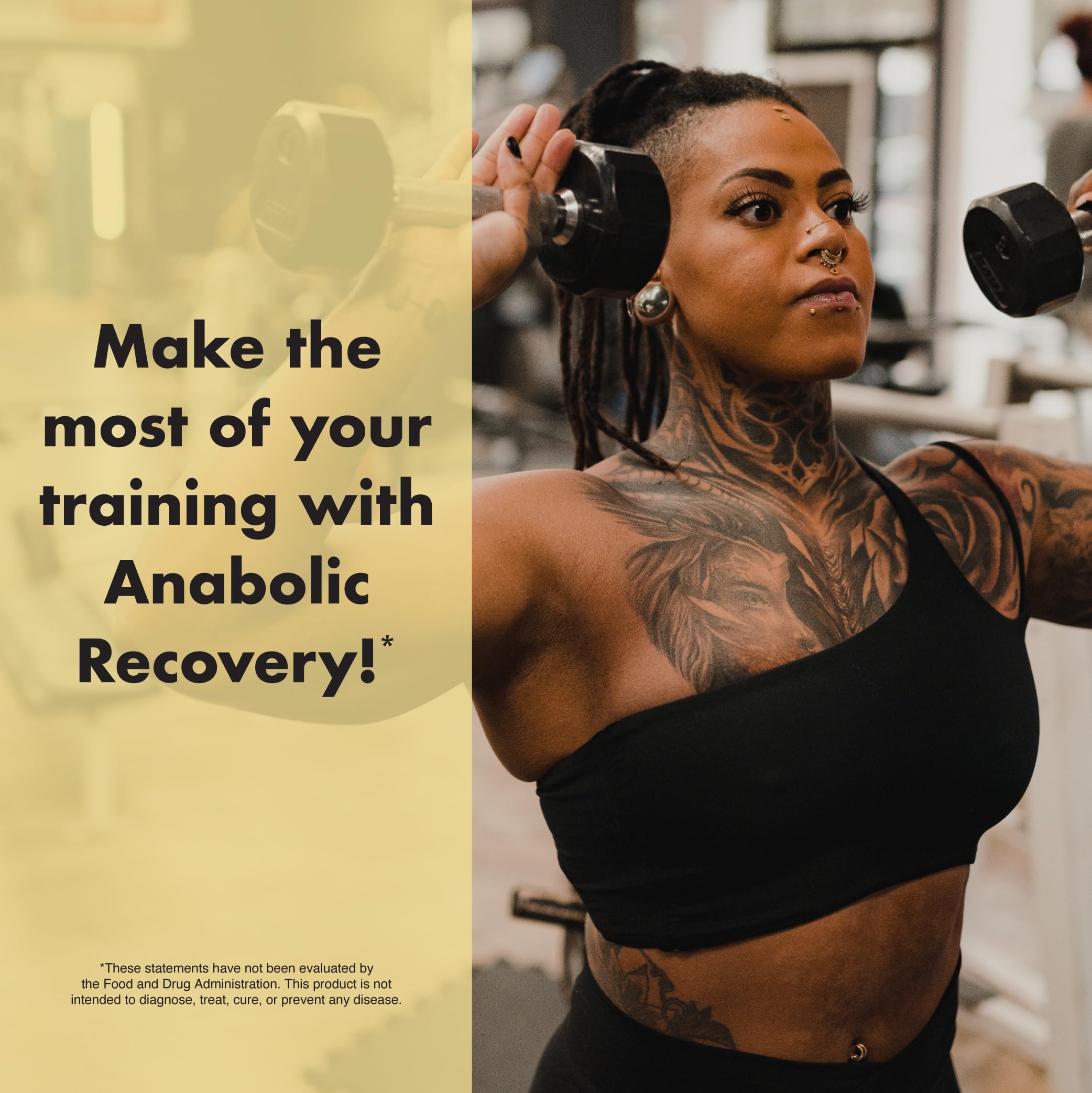 Anabolic Recovery Essential Amino Acids Powder - Post Workout Muscle Recovery Supplement with Premium Hydration - Build & Repair Muscle Fast - Blackberry Lemonade Flavor (30 Servings) - Ideal for Gym, Fitness & Athletic Performance