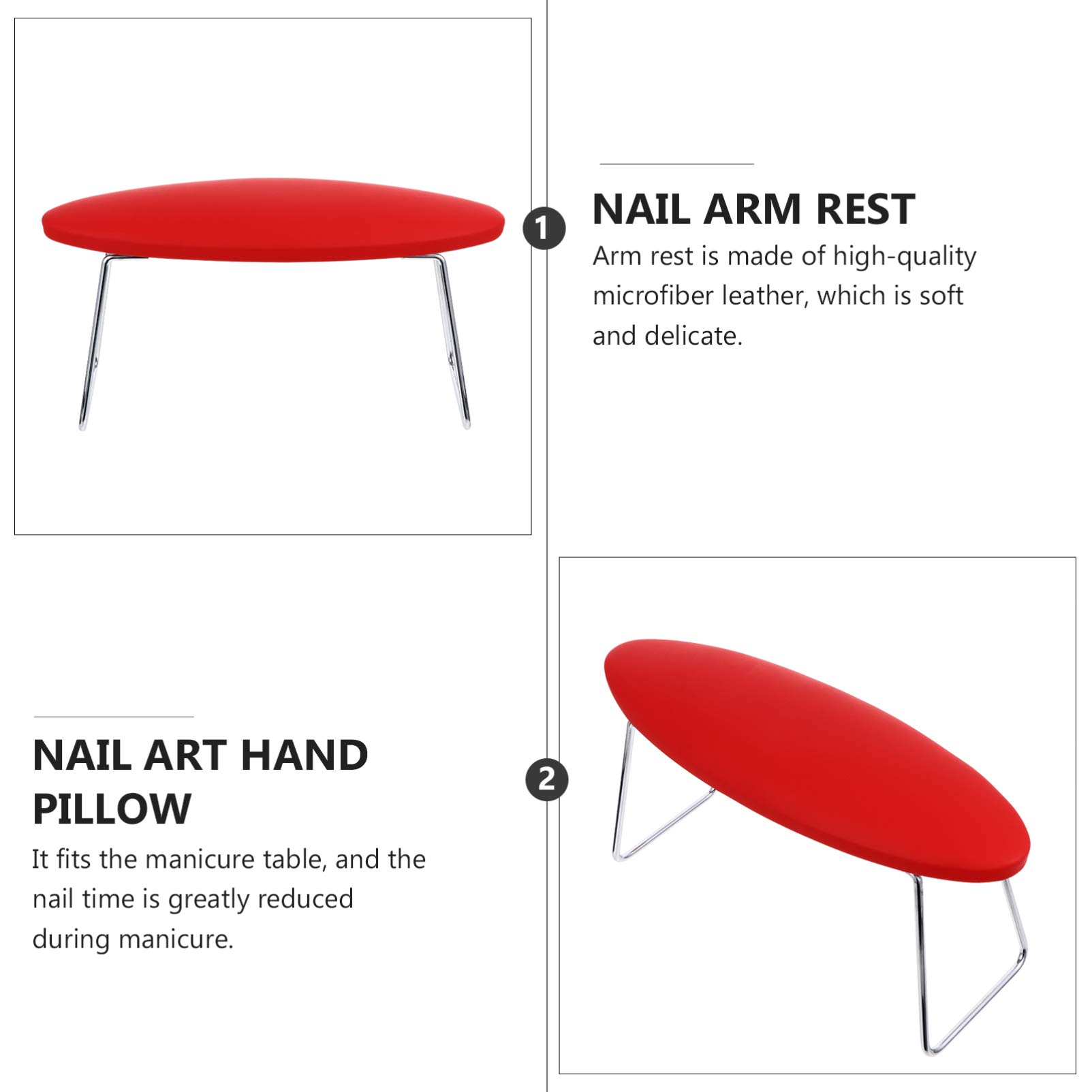 Waterproof Manicure Hand Pillow - Nail Art Hand Rest Cushion & Arm Support Pad for Gel Polish, Acrylic Nails - Perfect for Salon, Home DIY Manicures & Nail Art Enthusiasts