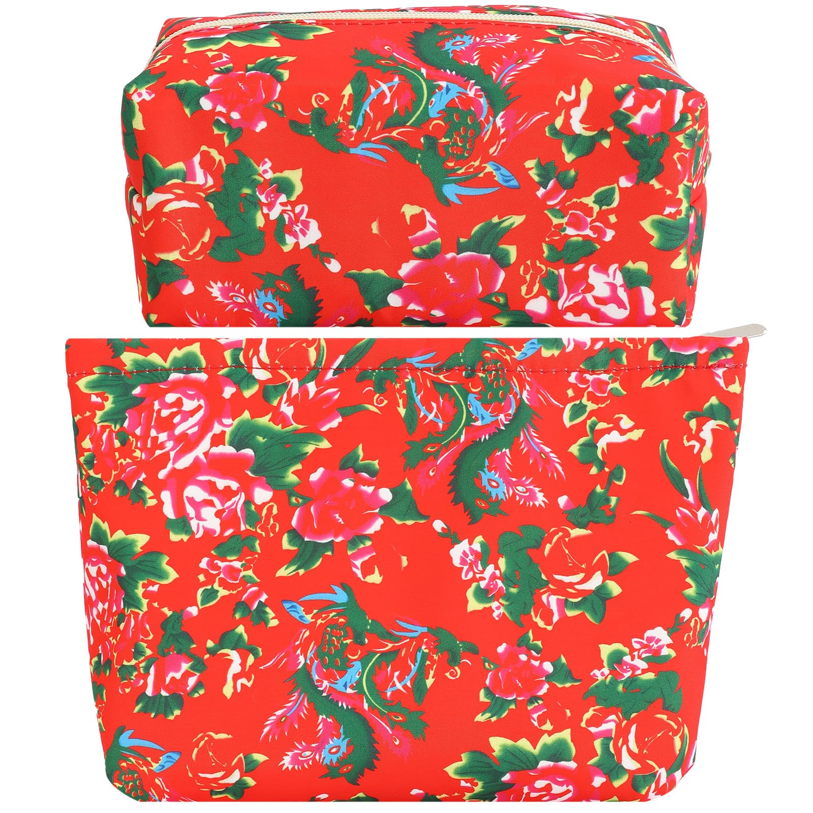 LYDZTION Large Makeup Bag for Women - Waterproof Cosmetic Organizer with Pencil Case, Travel Toiletry Storage Bag for Brushes & Essentials | Perfect for Travel, Home & Daily Use