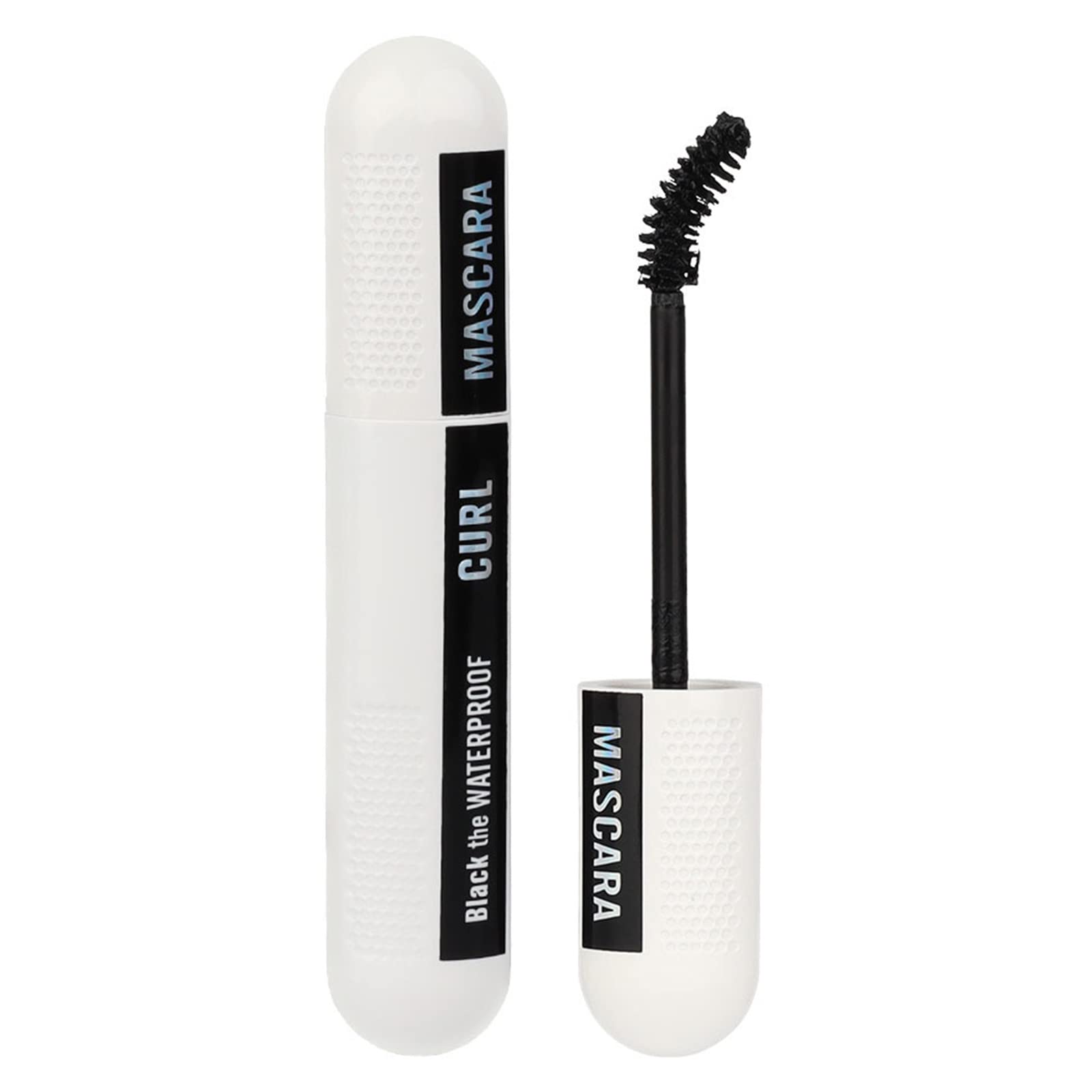 4 Color Volumizing Mascara - Black, White, Blue, Purple - Waterproof, Long Lasting, Fiber Enriched for Dramatic Curled Lashes - Perfect for Party, Cosplay, and Bold Makeup Looks