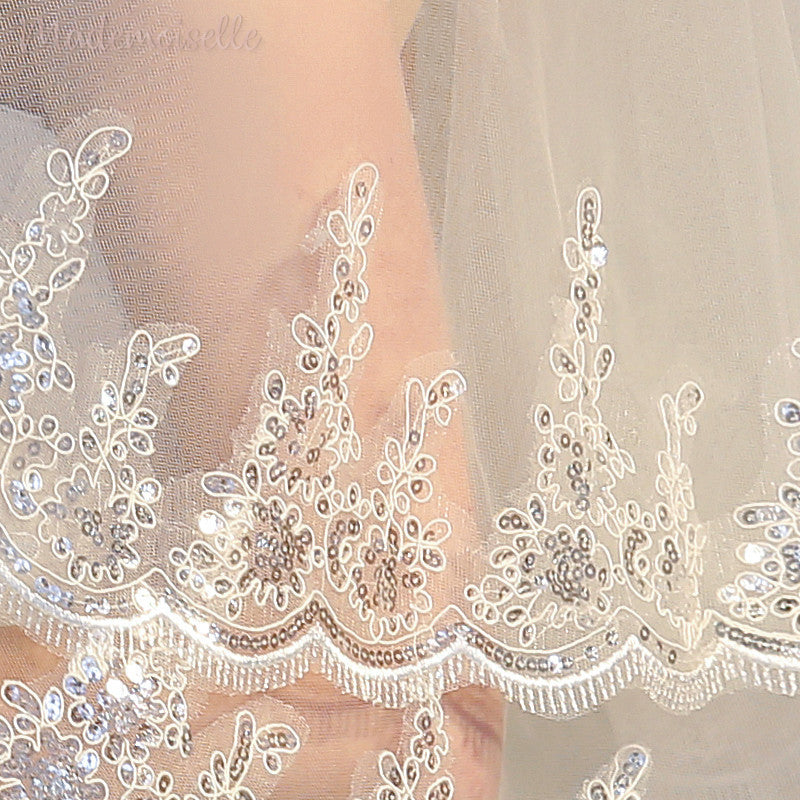 Dessa Veil - Elegant and Lightweight Bridal Veil for Weddings | Perfect for Brides, Prom, and Formal Events