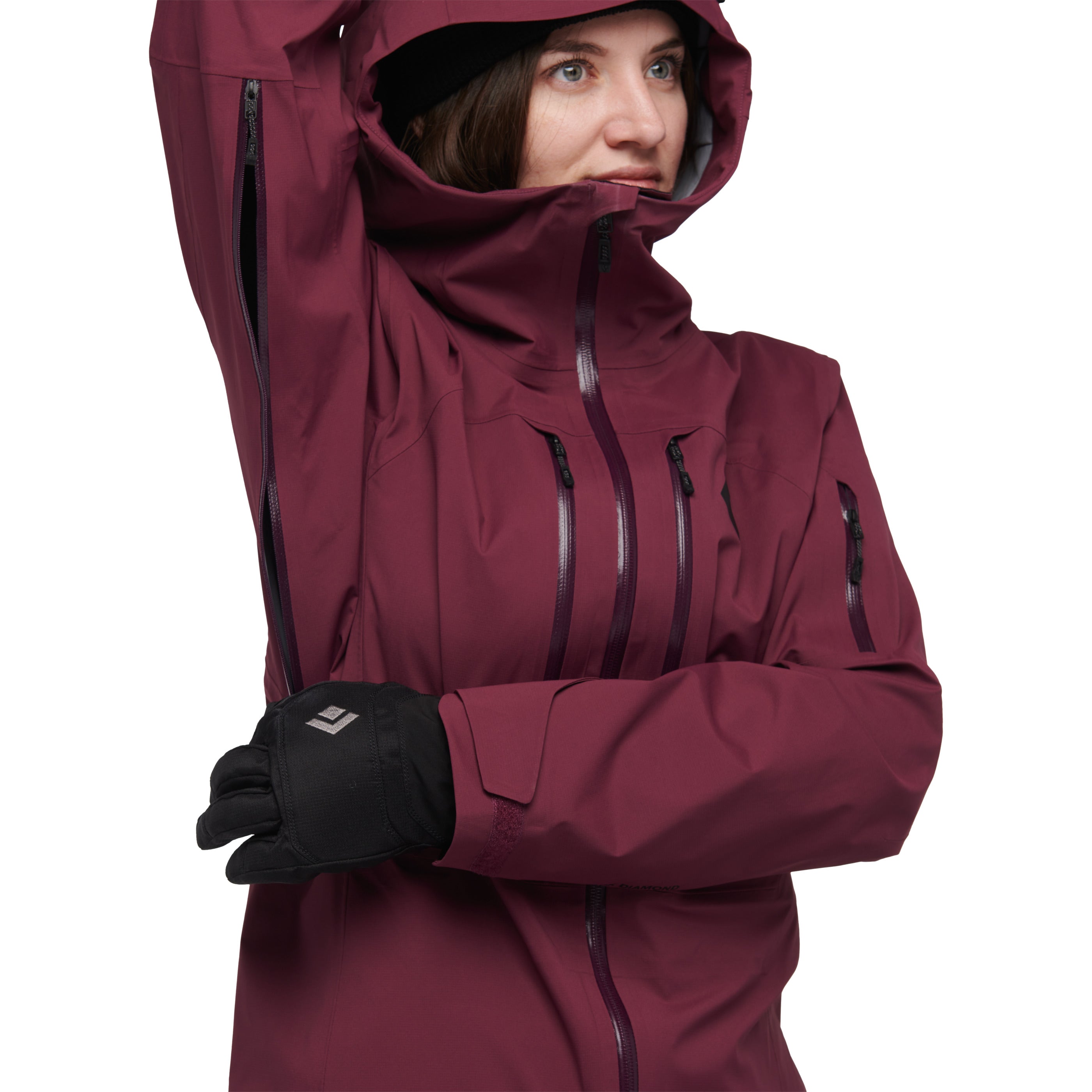 Women's Recon LT Stretch Shell Jacket - Lightweight Waterproof Windbreaker for Hiking & Outdoor Activities | Perfect for Trail Running, Camping & Travel