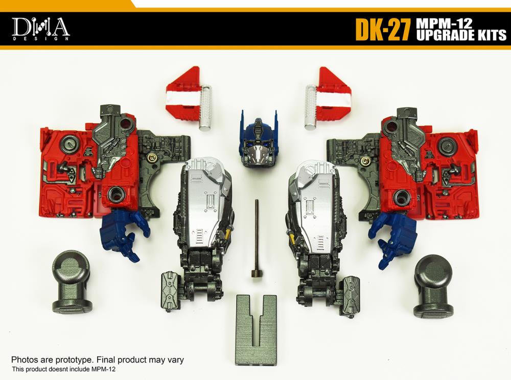 DNA Design DK 27 Upgrade Kit for Transformers Masterpiece MPM-12 Optimus Prime - Enhance Your Collectible Figure Display & Customization