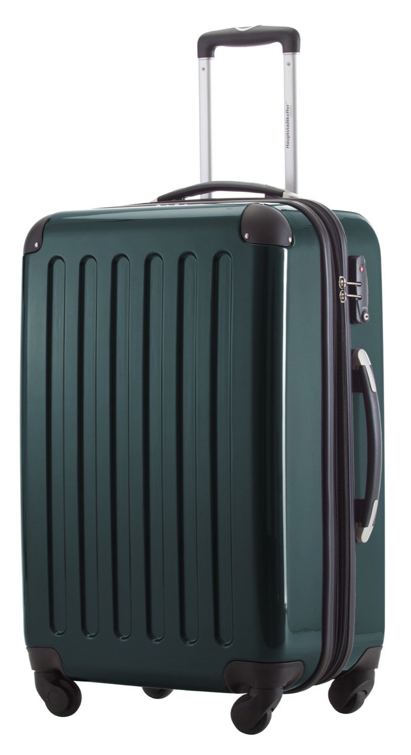 Premium Dark Green 65cm Cabin Luggage - Lightweight & Durable Carry-On Suitcase for Business Travel, Weekend Getaways & Airplane Trips