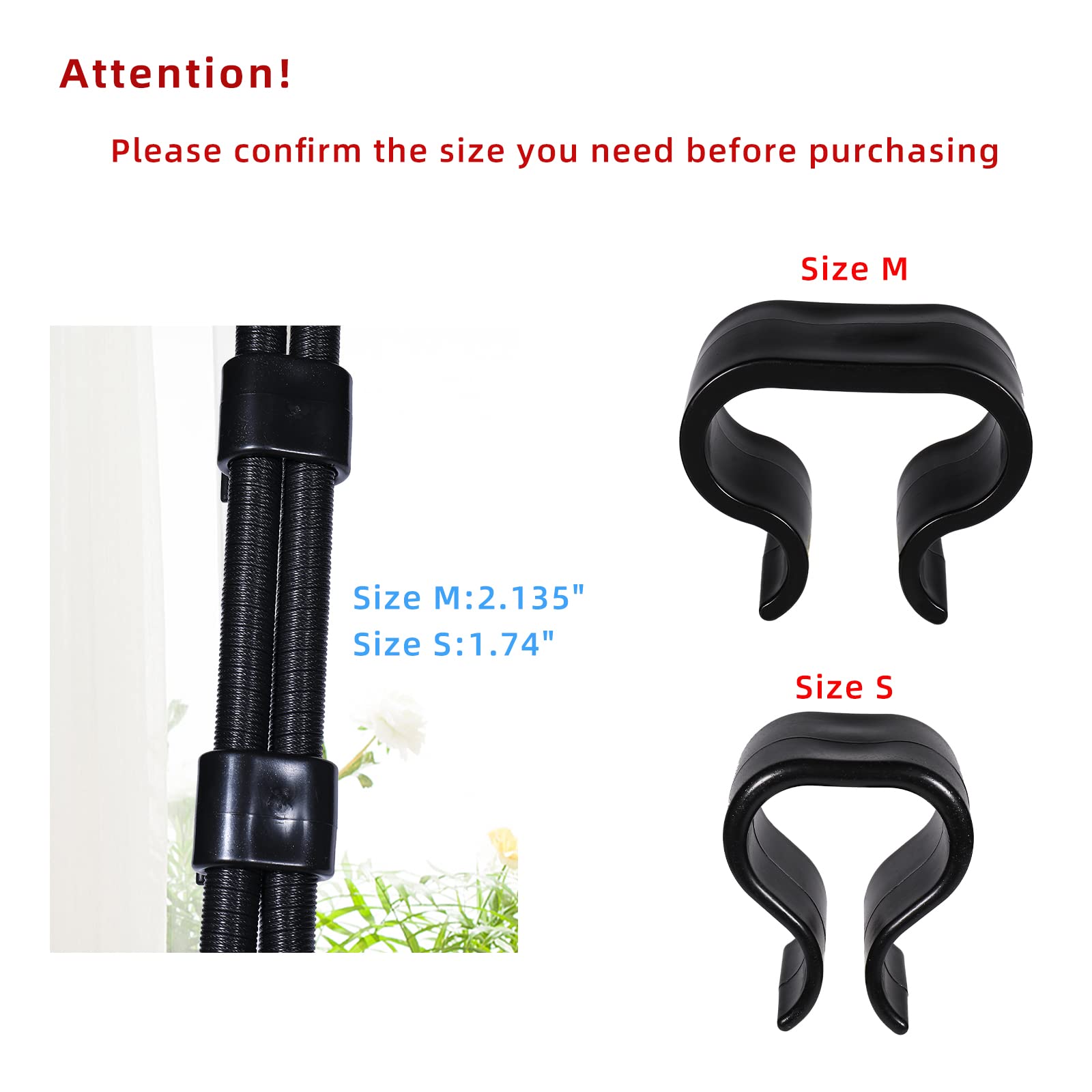 SUQ I OME Pack of 10 Outdoor Patio Garden Wicker Rattan Furniture Alignment Sofa Rattan Chair Fasteners Clip Sectional Connector - Non Slip (1.74 inches, Small) - Perfect for Securing Wicker Furniture in Patio, Garden, and Outdoor Living Spaces