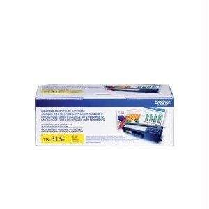 Brother TN-350Y High Yield Yellow Toner Cartridge - Compatible with Brother Printers | 3500 Page Yield | Ideal for Office & Home Printing | Laser Printer Supplies