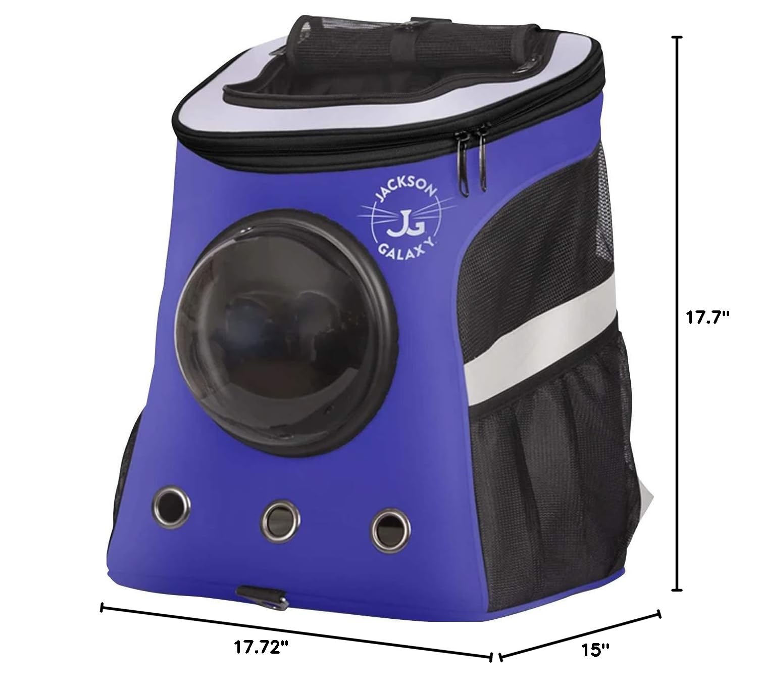 **Jackson Galaxy Airline Approved Cat Backpack Carrier - Space Capsule Bubble for Small Cats & Kittens - Premium Pet Carrier for Travel, Hiking & Outdoor Adventures - Perfect for Vet Visits, Road Trips & Daily Commutes**