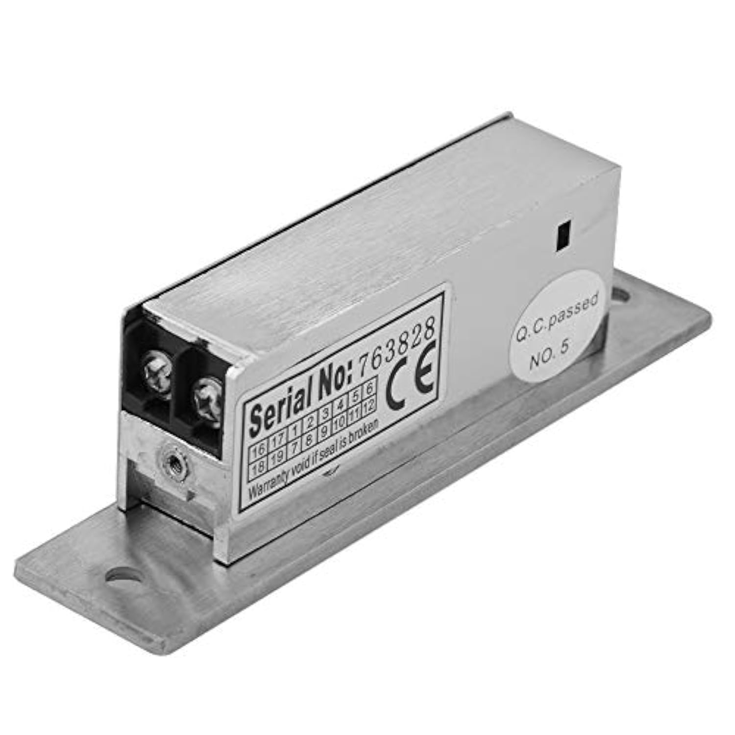 12V 300kg Heavy Duty Electric Door Lock - Stainless Steel Magnetic Strike for Double Unlocking | Waterproof & Durable for Office Buildings, Factory Doors & Security Gates | Ideal for Commercial & Industrial Access Control