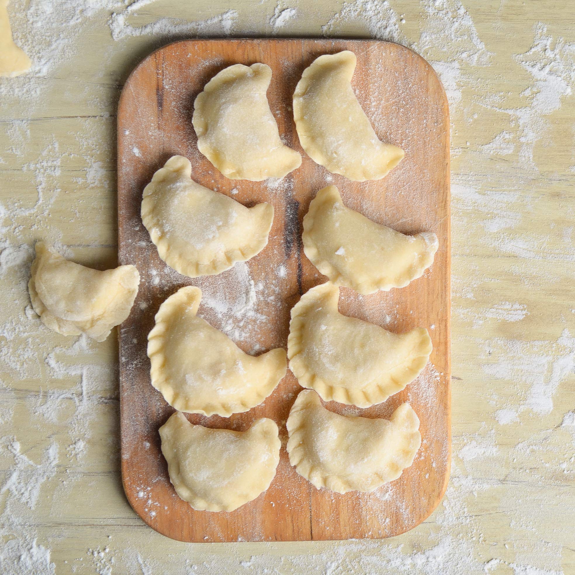 Fox Run Pierogi Maker - 4 x 10.5 x 1 Inches Stainless Steel Dumpling Press - Perfect for Making Homemade Polish Dumplings, Potstickers & Gyoza