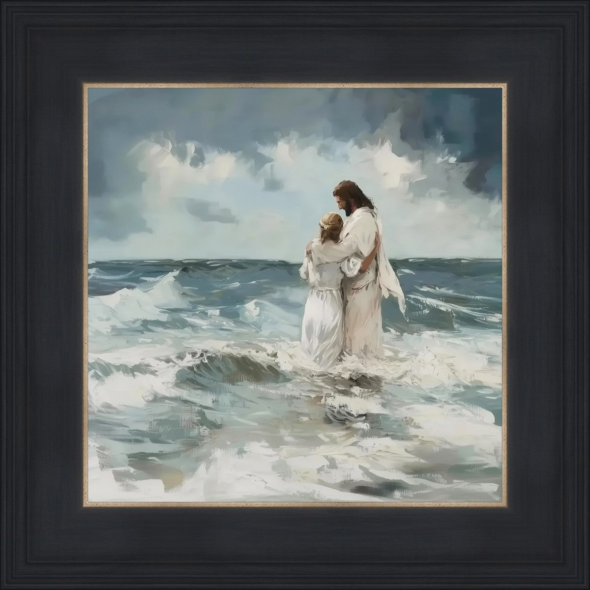 Be Still By Gabriel Heaton - Inspirational Christian Wall Art for Home & Office Decor - Perfect for Living Room, Bedroom, or Gift