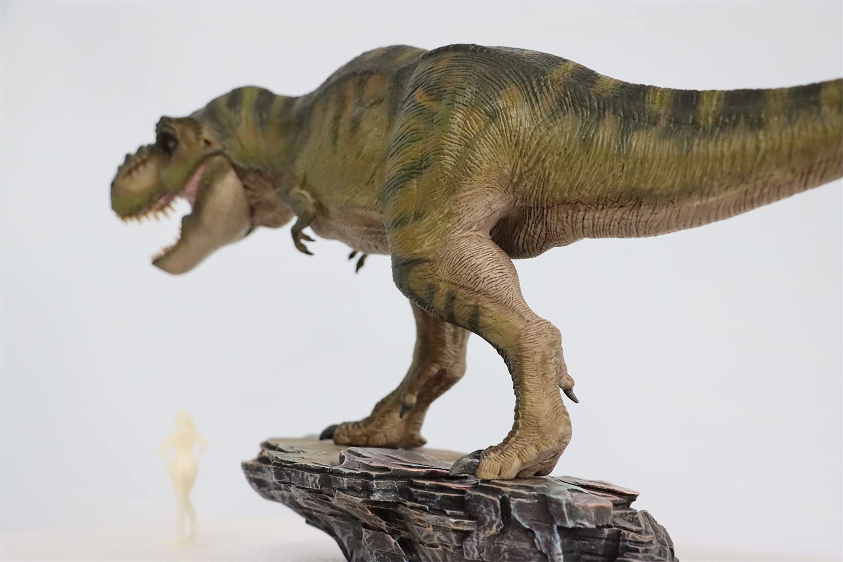 Nanmu 1:35 Scale Tyrannosaurus Rex Dinosaur Model - Highly Detailed T-Rex PVC Collector Toy, Realistic Dinosaur Figure with Display Base, Perfect Gift for Adult Collectors | Home Decor, Office Display, Dinosaur Enthusiast Collection