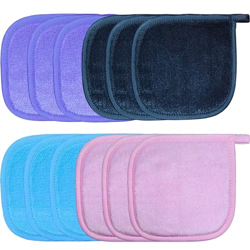 D -Pink Blue Purple Black, 5x5 Inch, (Pack of 12)