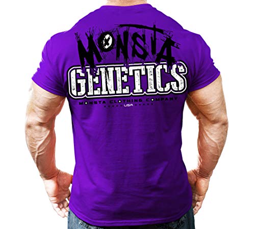 Purple Tee W/ Bk/Wt Art