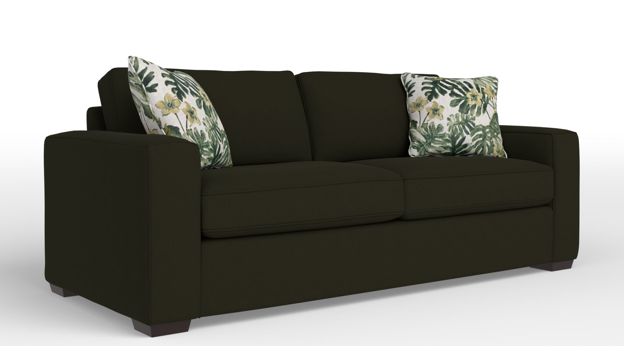 Celeste Sofa in Lido Green - Modern Mid-Century Living Room Furniture for Small Spaces & Apartments
