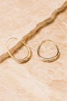 Frances Threader Hoop Earrings - 18K Gold Plated Dainty Jewelry for Women | Everyday Wear, Date Night & Special Occasions