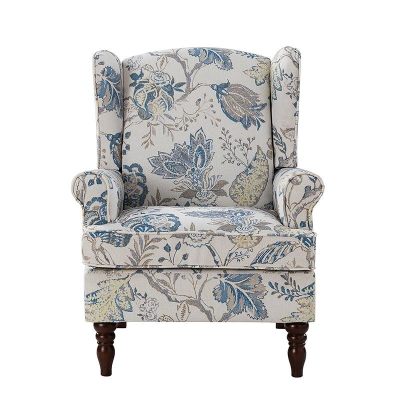 Premium Centaurs Upholstered Armchair - Modern Accent Chair with Soft Fabric & Sturdy Wooden Legs for Living Room, Bedroom, or Office Decor