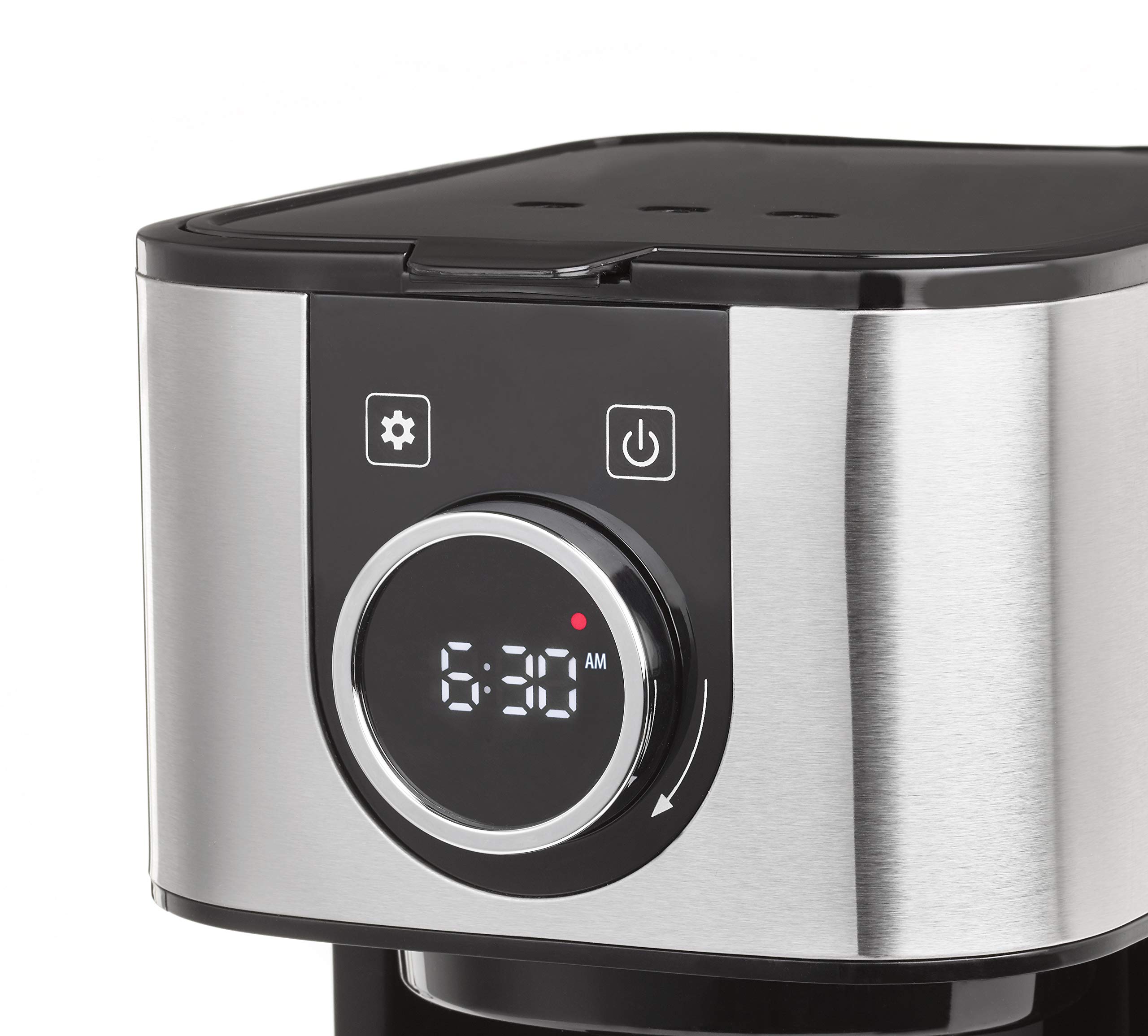 Caso Design 10-Cup Hot Brew Coffee Maker - Stainless Steel Compact Coffee Machine for Home, Office & Small Spaces | Fast Brewing & Easy to Use