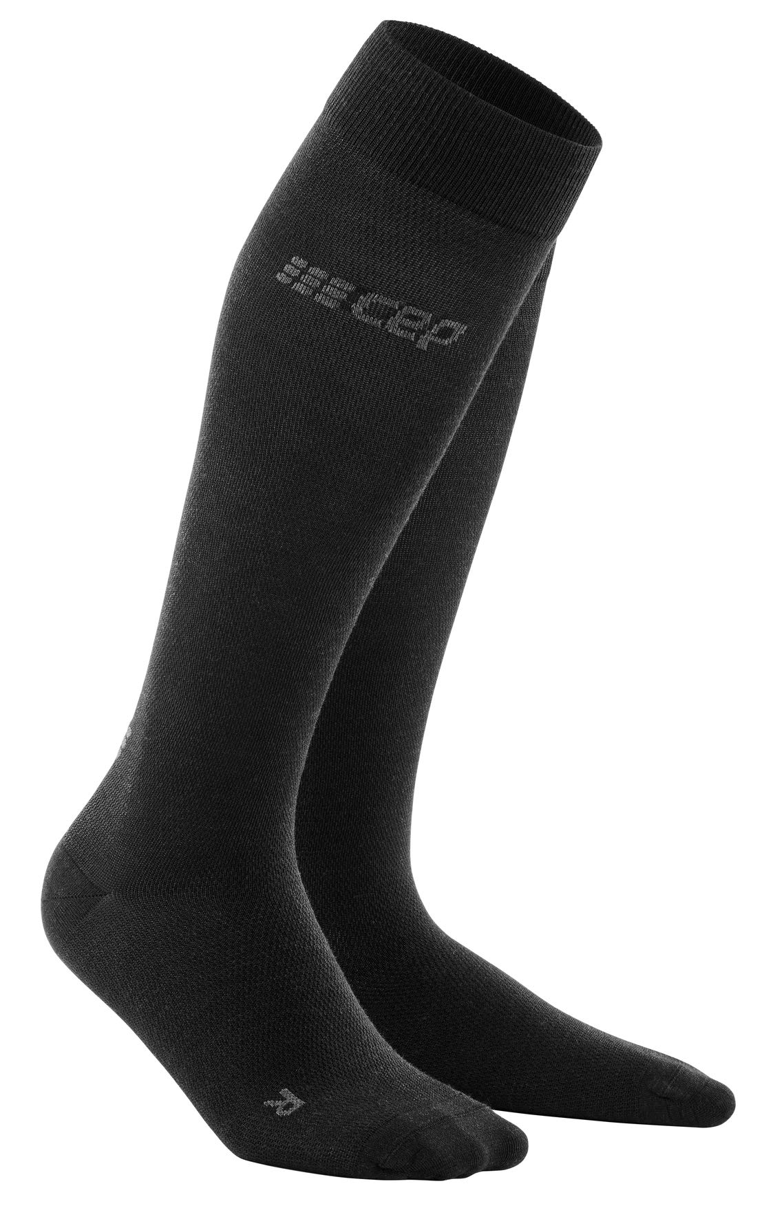 CEP Women's Long Compression Wool Socks - Merino Wool Athletic Socks for Running, Hiking & Travel - Warm & Breathable Allday Performance Socks for Women