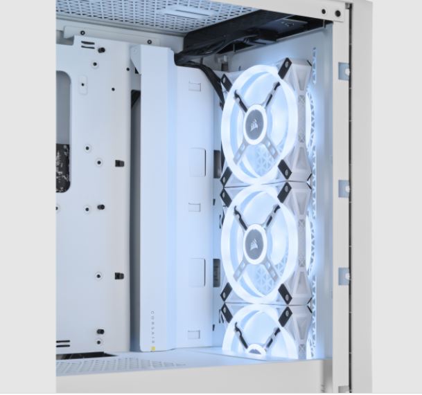 Corsair iCUE 4000D RGB AIRFLOW Mid Tower ATX PC Case - White Edition | High Airflow Design with QL RGB Fans | Perfect for Gaming PC Builds & Custom RGB Setups