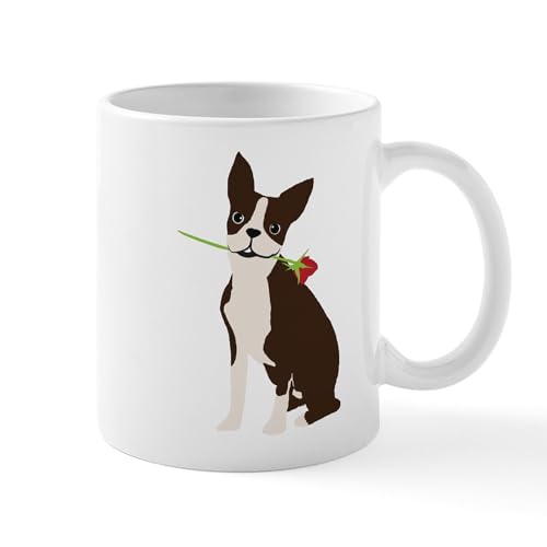 White - Boston Terrier