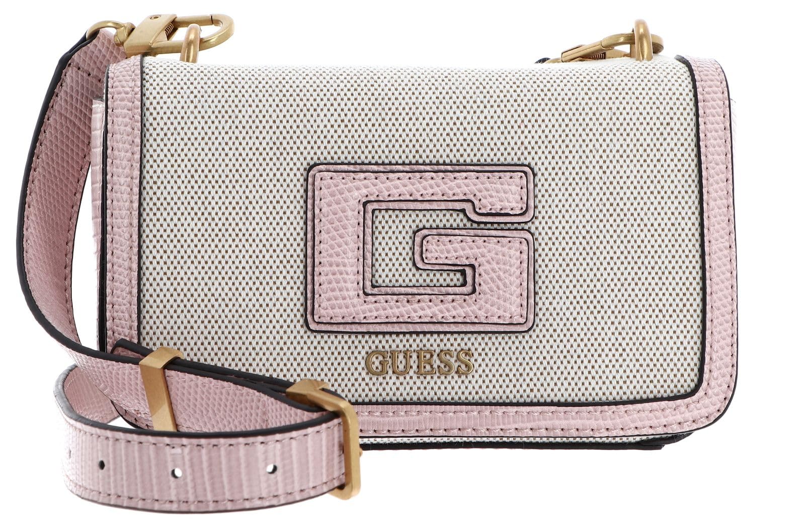 GUESS G Status Mini Crossbody Flap Bag for Women - Stylish Leather Shoulder Purse with Adjustable Strap, Perfect for Daily Use, Travel & Night Out