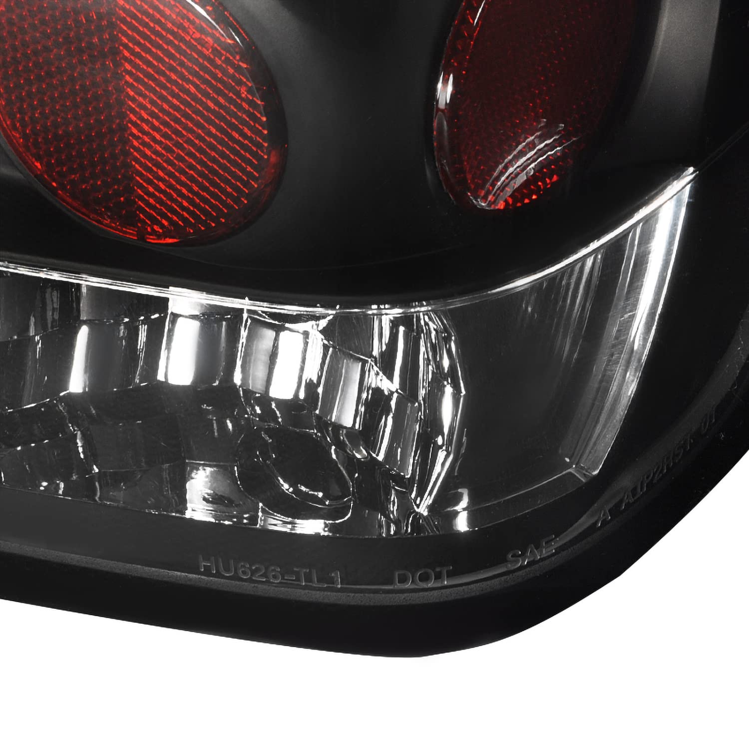 Spec-D Tuning Black Halo LED Projector Headlights & LED Tail Lights for 2004-2015 Nissan Titan - Complete Left & Right Headlamp Assembly - Upgrade Your Truck's Style & Night Visibility