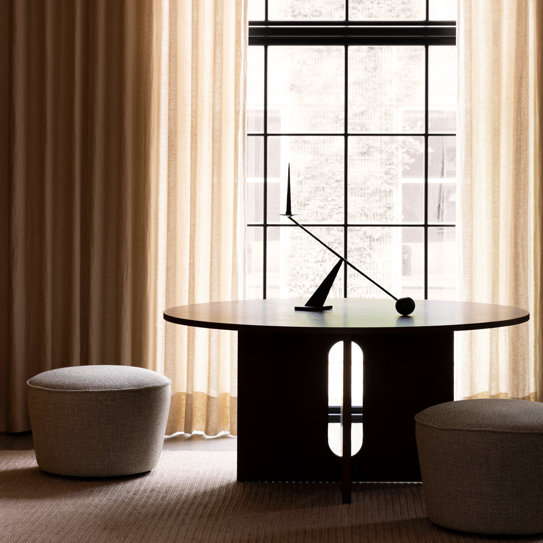 Modern Androgynous Dining Table - Stylish & Versatile for Small Spaces, Apartments, and Open-Concept Homes | Perfect for Family Dinners, Entertaining Guests, and Home Office Use