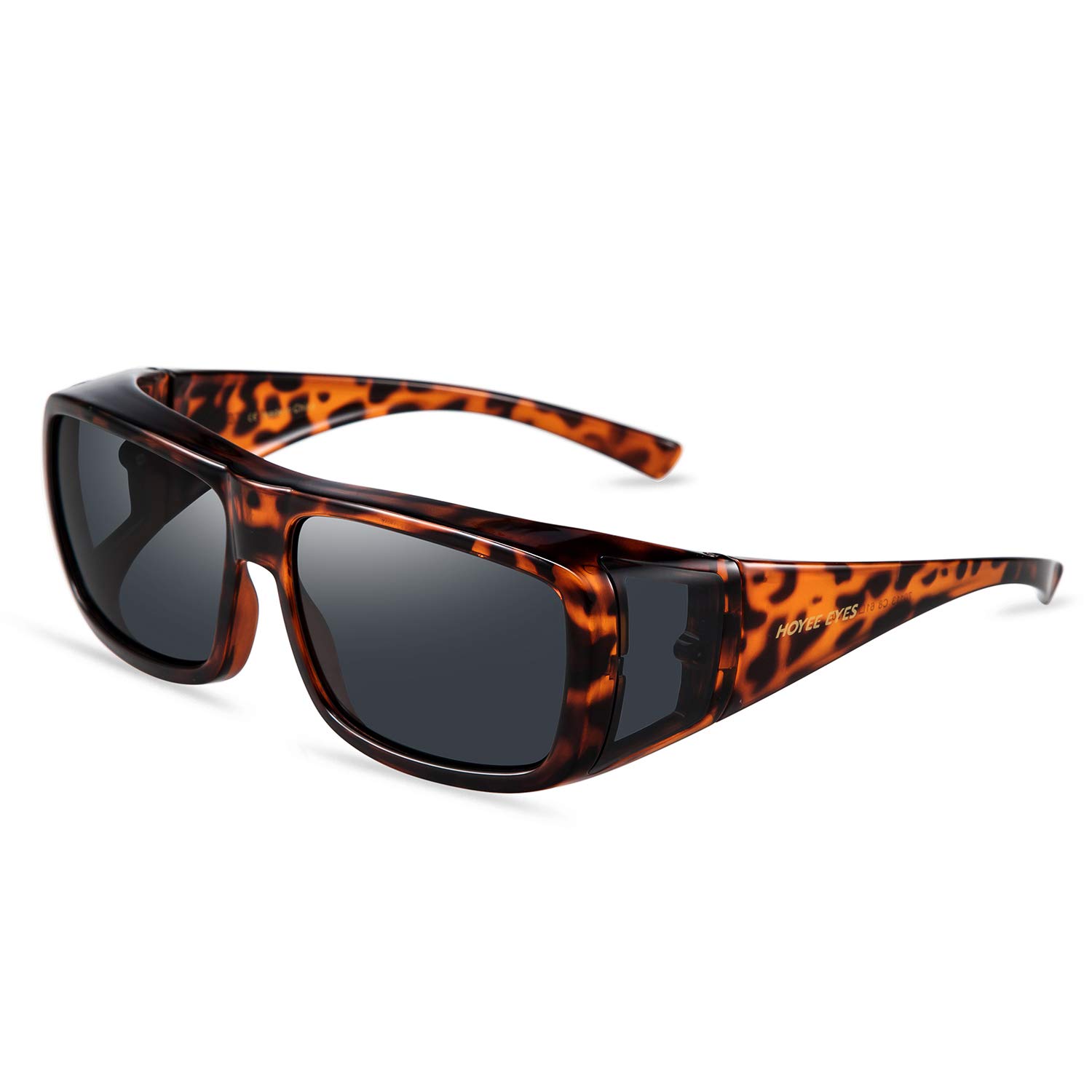 Polarized Driving Glasses for Men & Women - UV Protection Wraparound Sunglasses for Day & Night Vision - Fit Over Prescription Eyewear | Perfect for Driving, Cycling, and Outdoor Sports